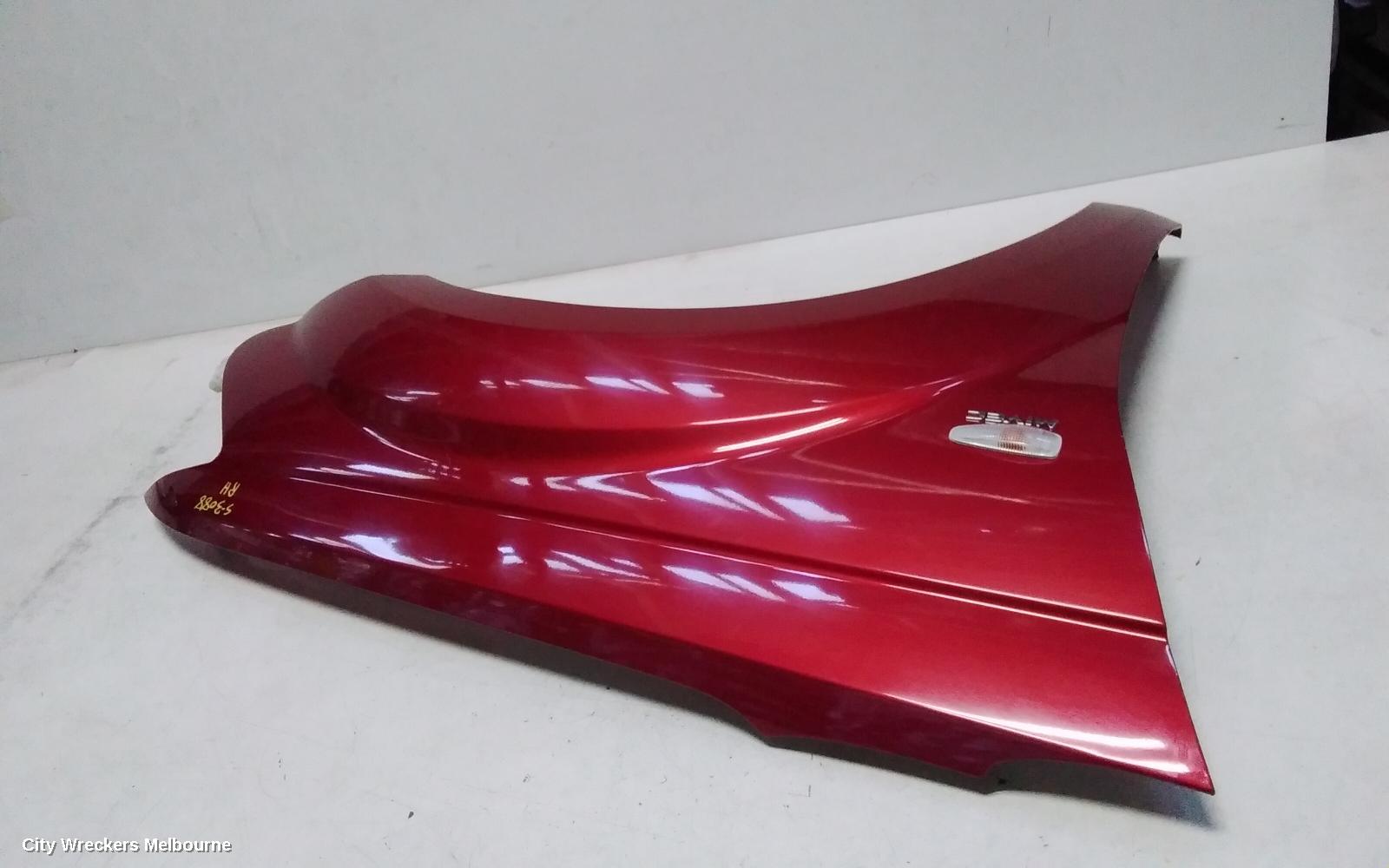 MITSUBISHI OUTLANDER RIGHT GUARD, W/ FLASHER (REPEATER) TYPE, ZG, 11/2006 - 09/2009