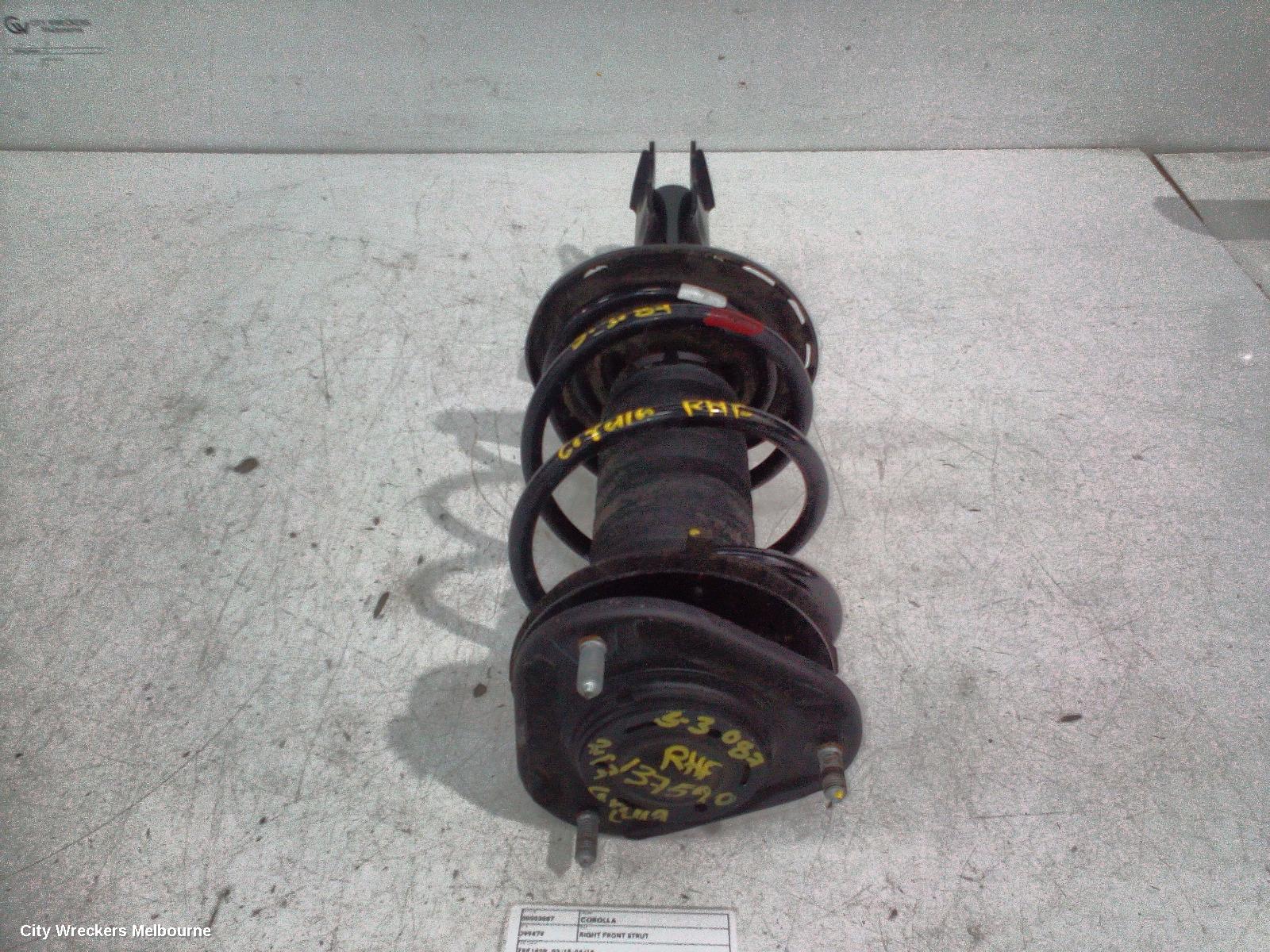 TOYOTA COROLLA RIGHT FRONT STRUT, ZRE182R, 03/2015 - 06/2018