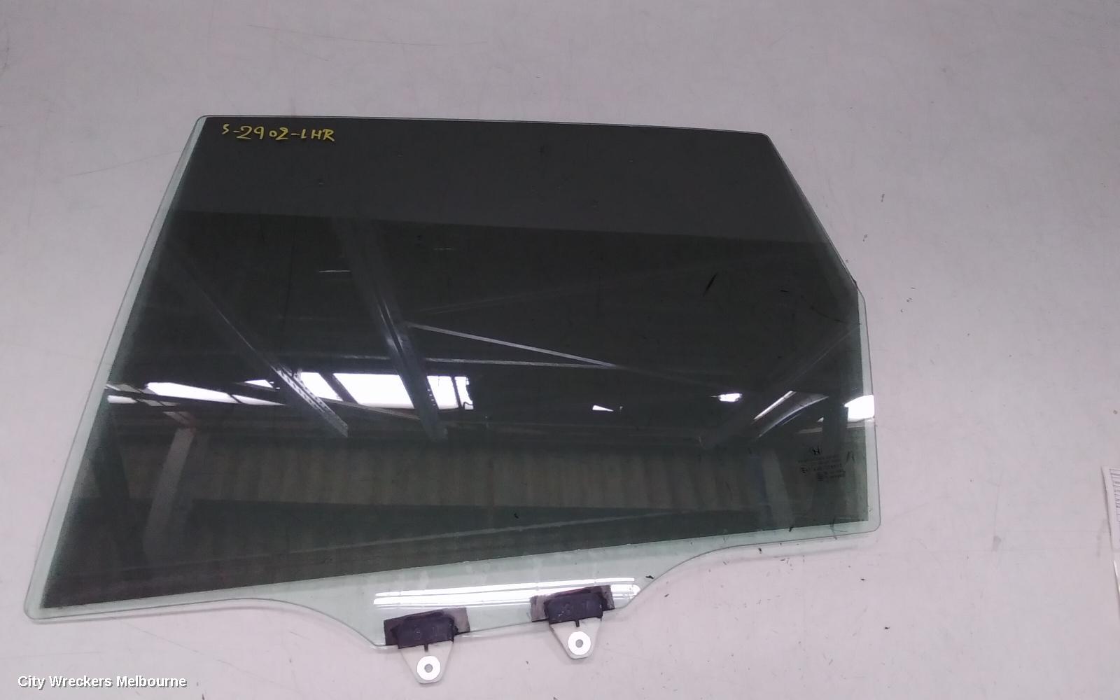 HONDA JAZZ LEFT REAR DOOR WINDOW, GE, 08/2008 - 06/2014