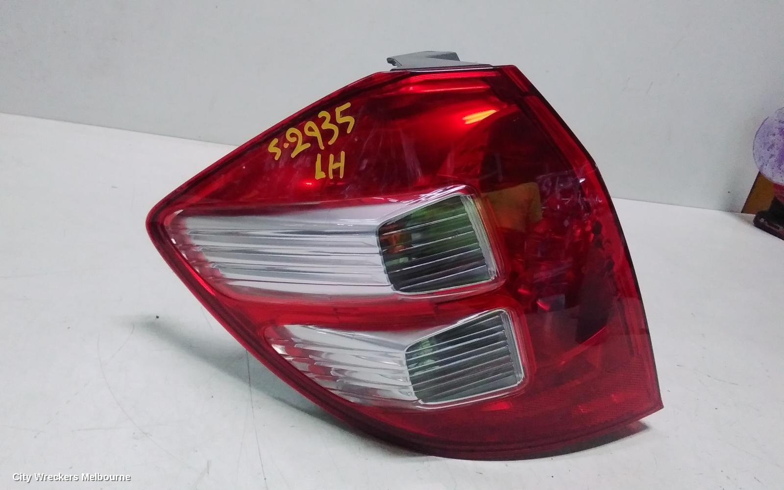 HONDA JAZZ LEFT TAILLIGHT, GE, LENS# 7030, 08/2008 - 03/2011