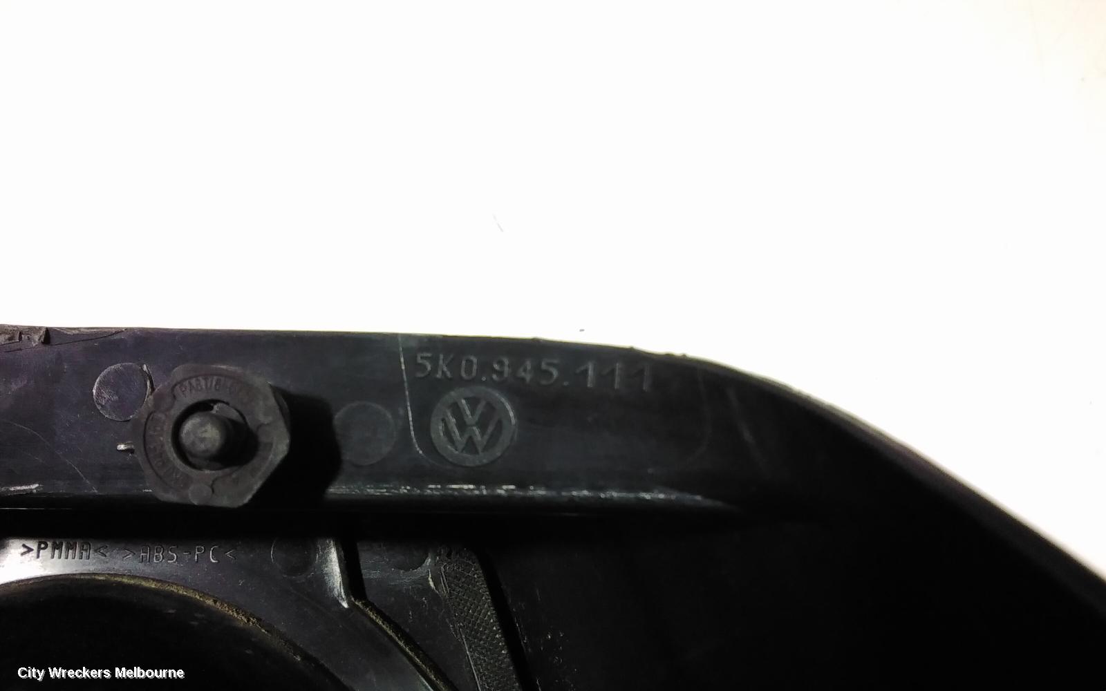 VOLKSWAGEN GOLF LEFT TAILLIGHT, GEN 6, 3DR/5DR HATCH, 12/2008 - 03/2013