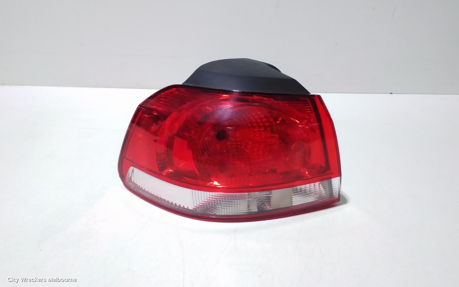 VOLKSWAGEN GOLF LEFT TAILLIGHT, GEN 6, 3DR/5DR HATCH, 12/2008 - 03/2013