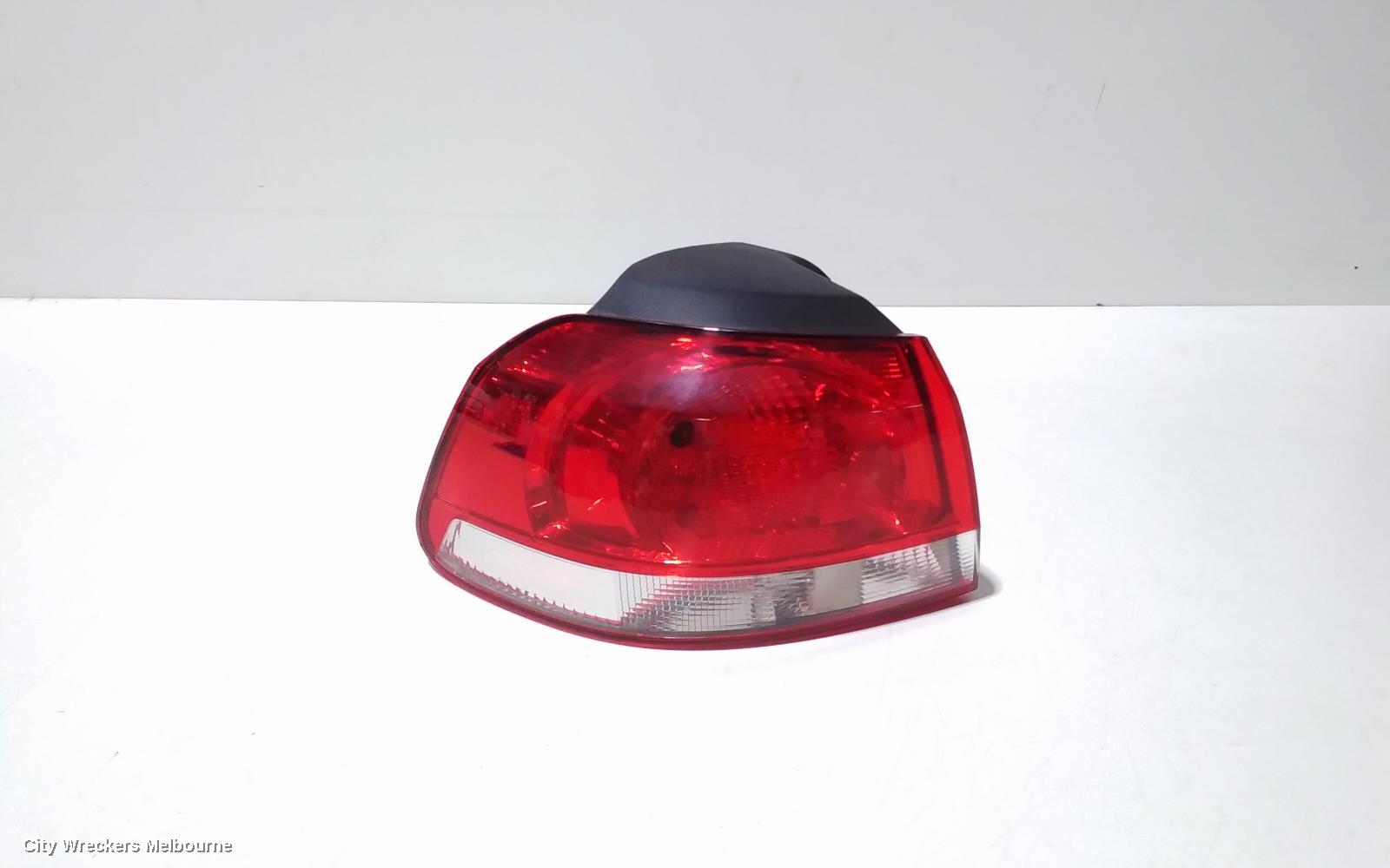 VOLKSWAGEN GOLF LEFT TAILLIGHT, GEN 6, 3DR/5DR HATCH, 12/2008 - 03/2013