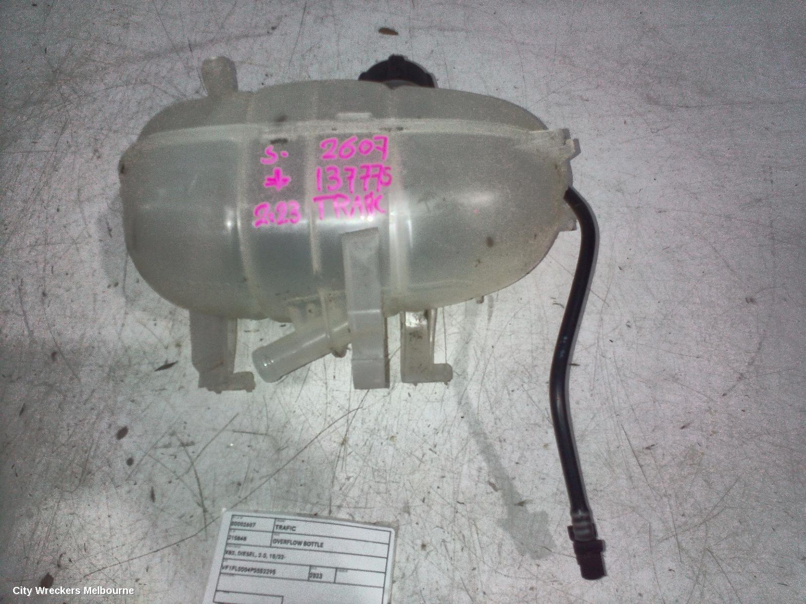 RENAULT TRAFIC OVERFLOW BOTTLE, X82, DIESEL, 2.0, 10/2022 ONWARDS