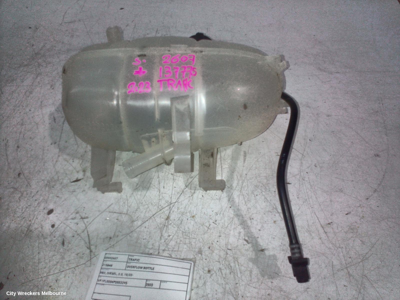 RENAULT TRAFIC OVERFLOW BOTTLE, X82, DIESEL, 2.0, 10/2022 ONWARDS