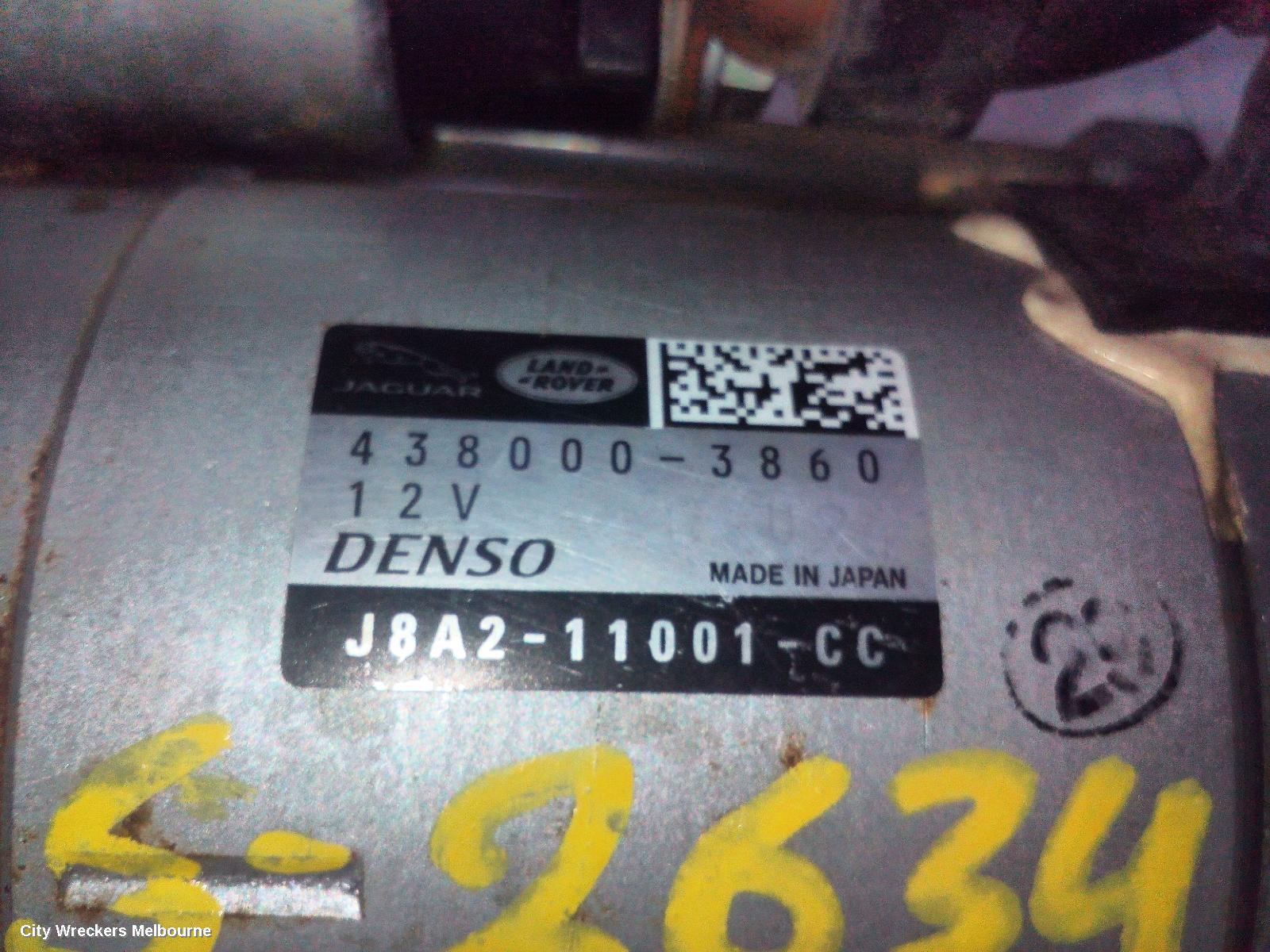 LAND ROVER RANGEROVER VELAR STARTER, L560, PETROL, 3.0, S/CHARGED, 05/2017 ONWARDS