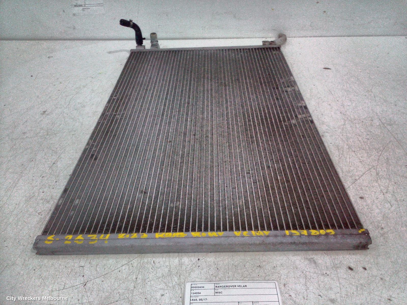 LAND ROVER RANGEROVER VELAR, L560, 05/2017 ONWARDS, GX73-8K230-BB  RADIATOR: 137805