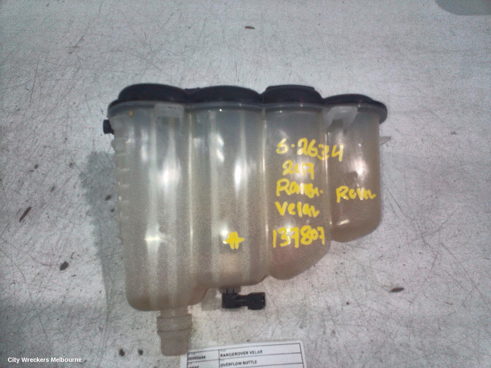 LAND ROVER RANGEROVER VELAR OVERFLOW BOTTLE, L560, 05/2017 ONWARDS