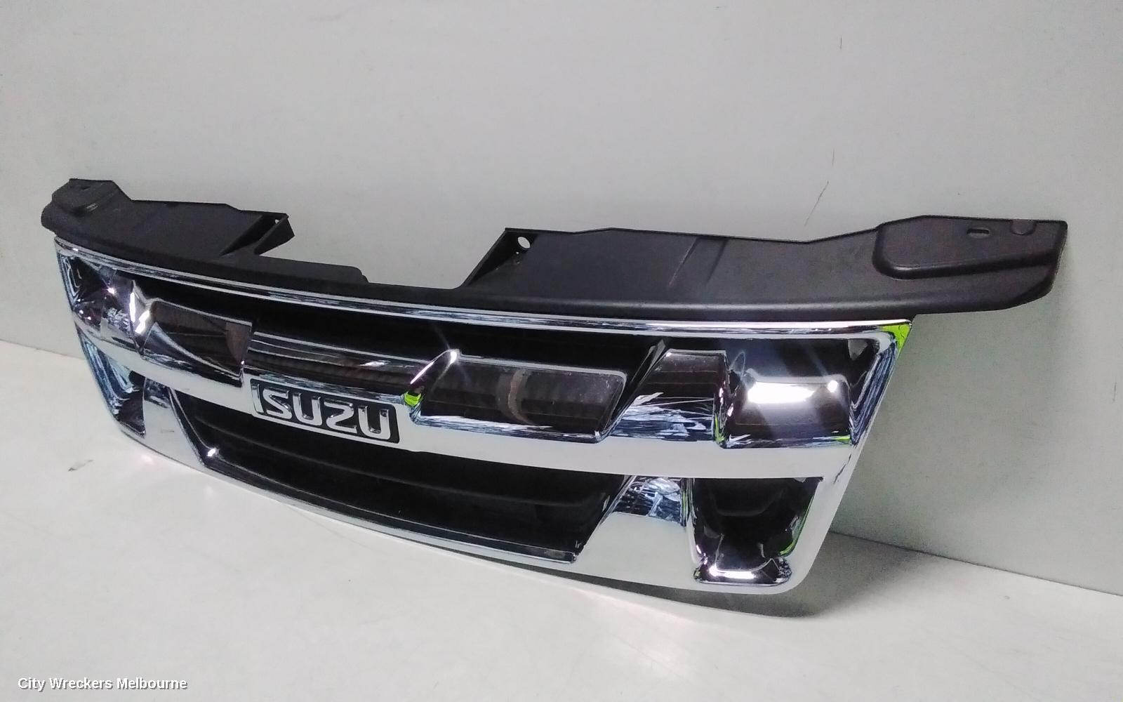 ISUZU DMAX GRILLE, RADIATOR GRILLE, CHROME, RA, 10/2008 - 05/2012