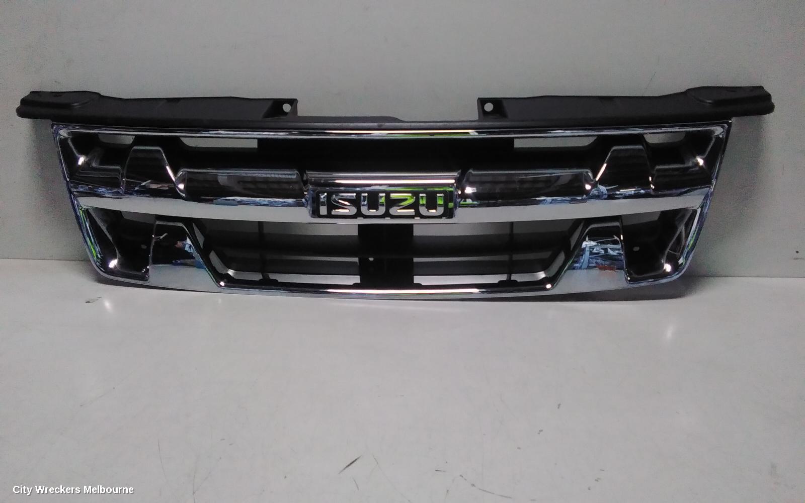 ISUZU DMAX GRILLE, RADIATOR GRILLE, CHROME, RA, 10/2008 - 05/2012