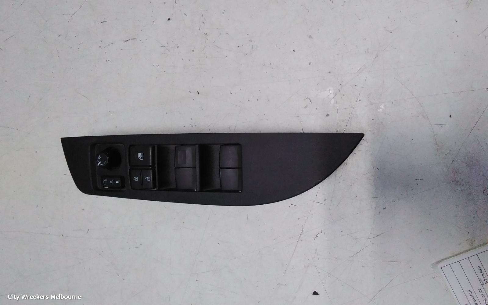 TOYOTA COROLLA CROSS PWR DR WIND SWITCH, XG10, RH FRONT (MASTER SWITCH), 01/2022 ONWARDS