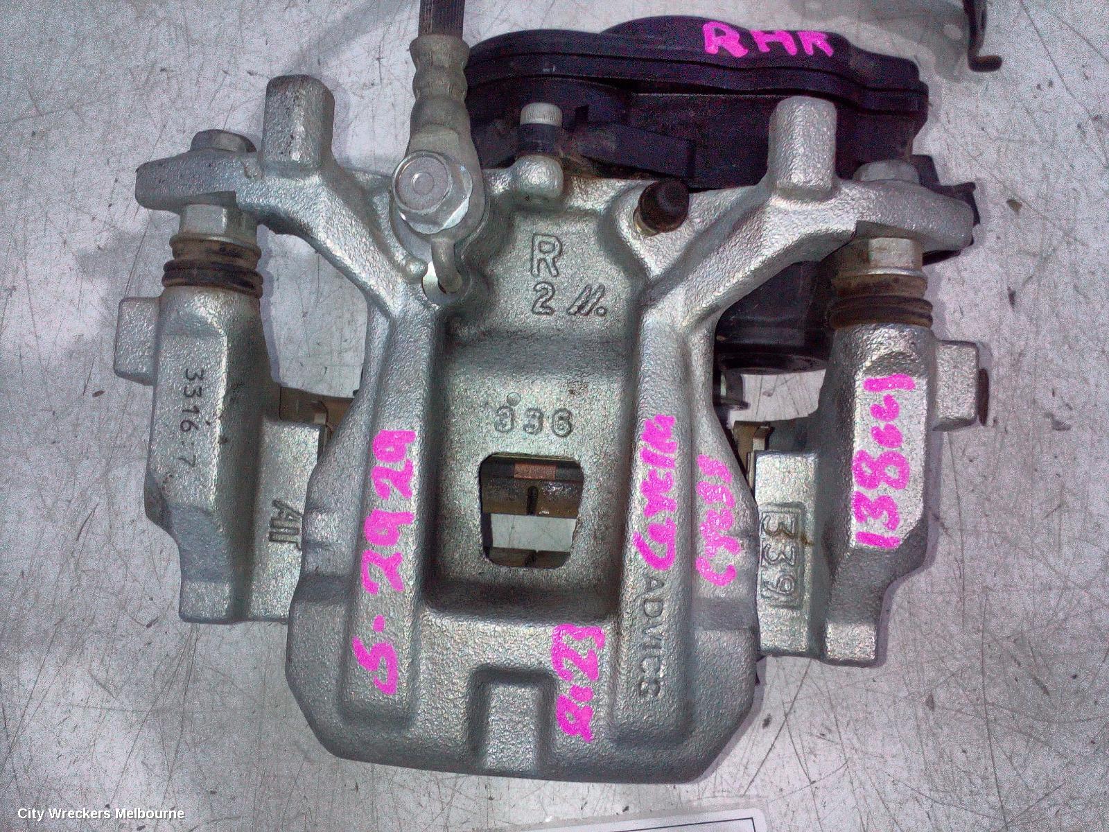 TOYOTA COROLLA CROSS CALIPER, XG10, RH REAR, 01/2022 ONWARDS