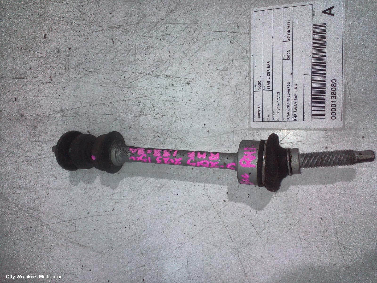 RAM 1500 STABILISER BAR, DS, 01/2016 - 12/2023