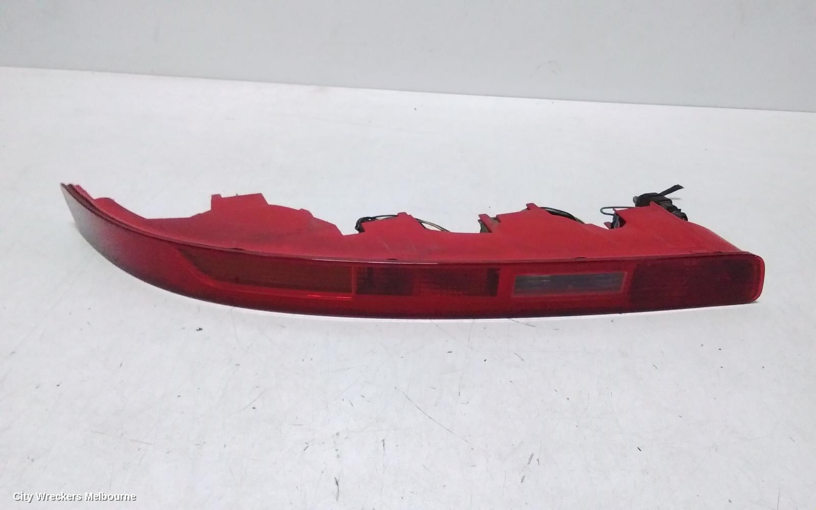 AUDI Q7 LEFT TAILLIGHT, 4L, IN BUMPER, 09/2006 - 08/2015