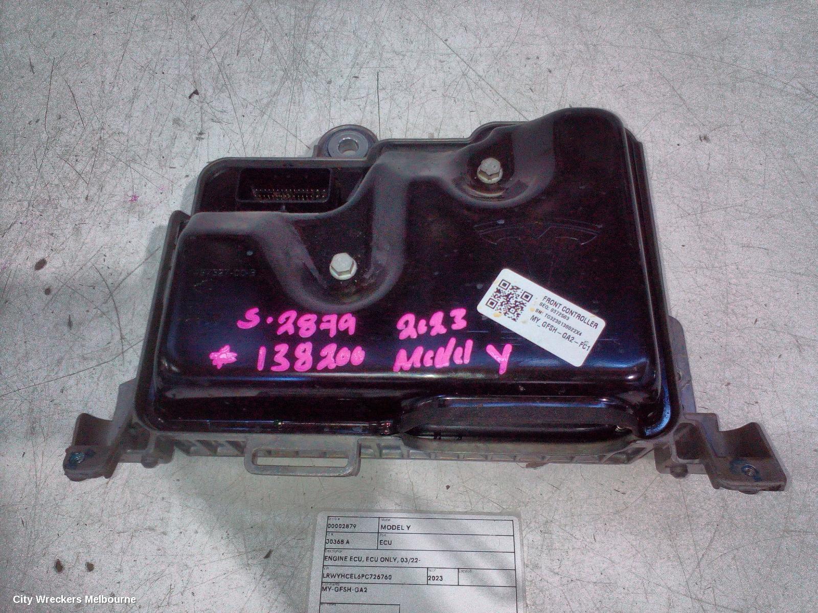TESLA MODEL Y ECU, ENGINE ECU, ECU ONLY, 03/2022 ONWARDS