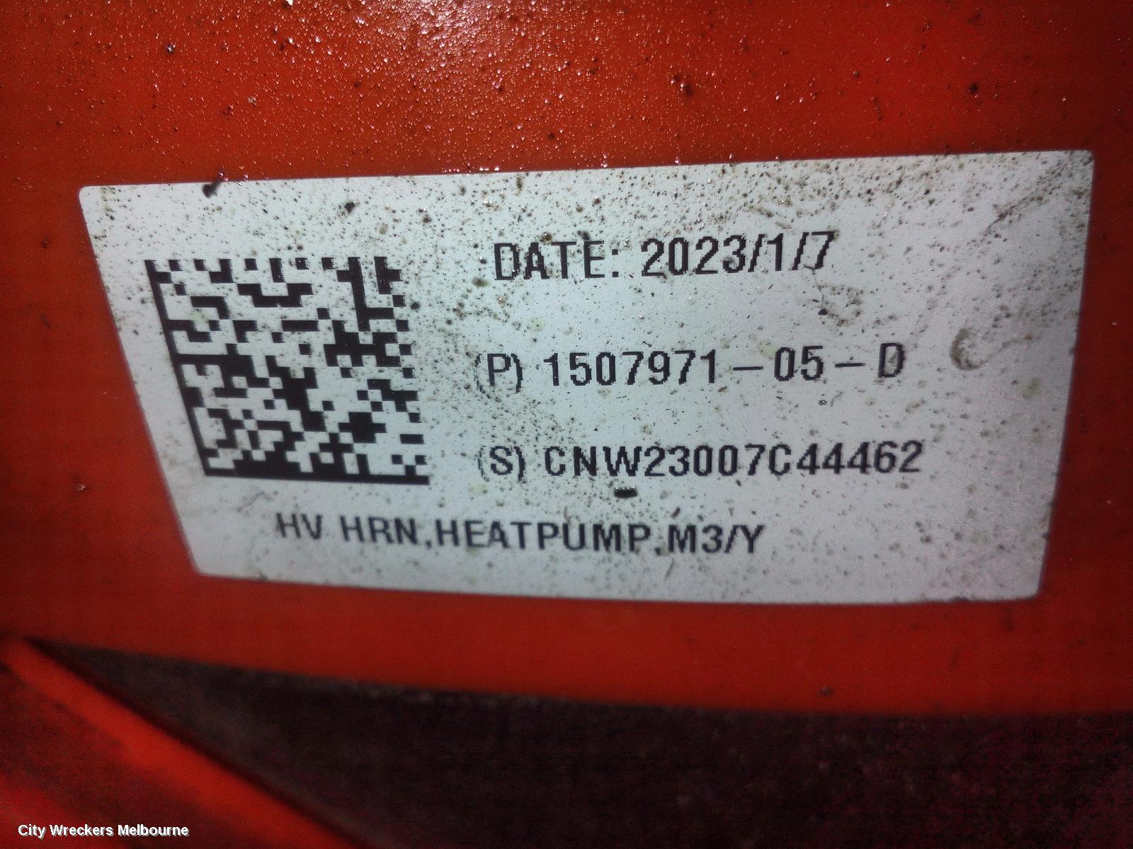 TESLA MODEL Y A/C COMPRESSOR, 1ST GEN, 41CC, 03/2022 ONWARDS