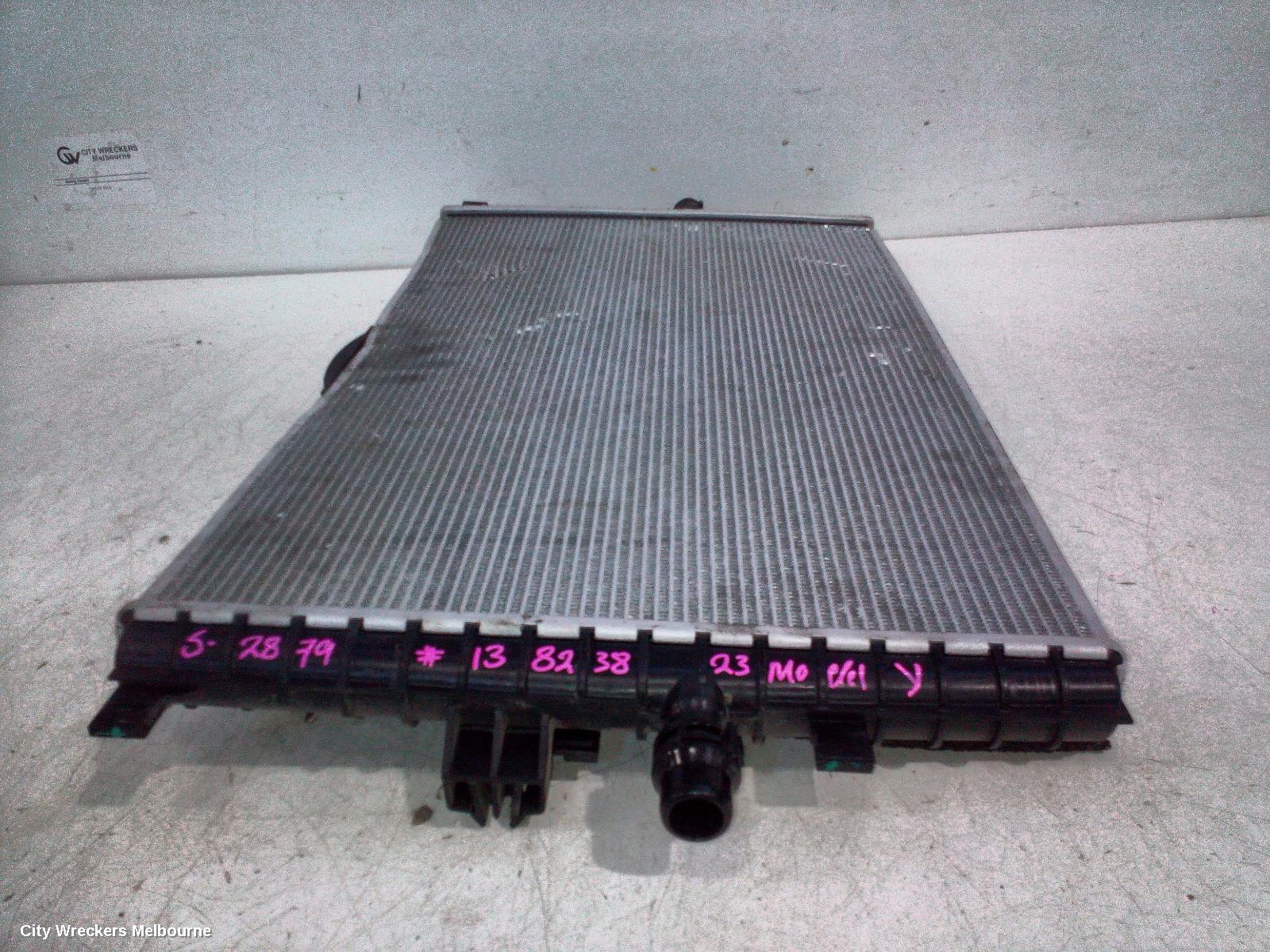 TESLA MODEL Y RADIATOR, 1ST GEN, 03/2022 ONWARDS
