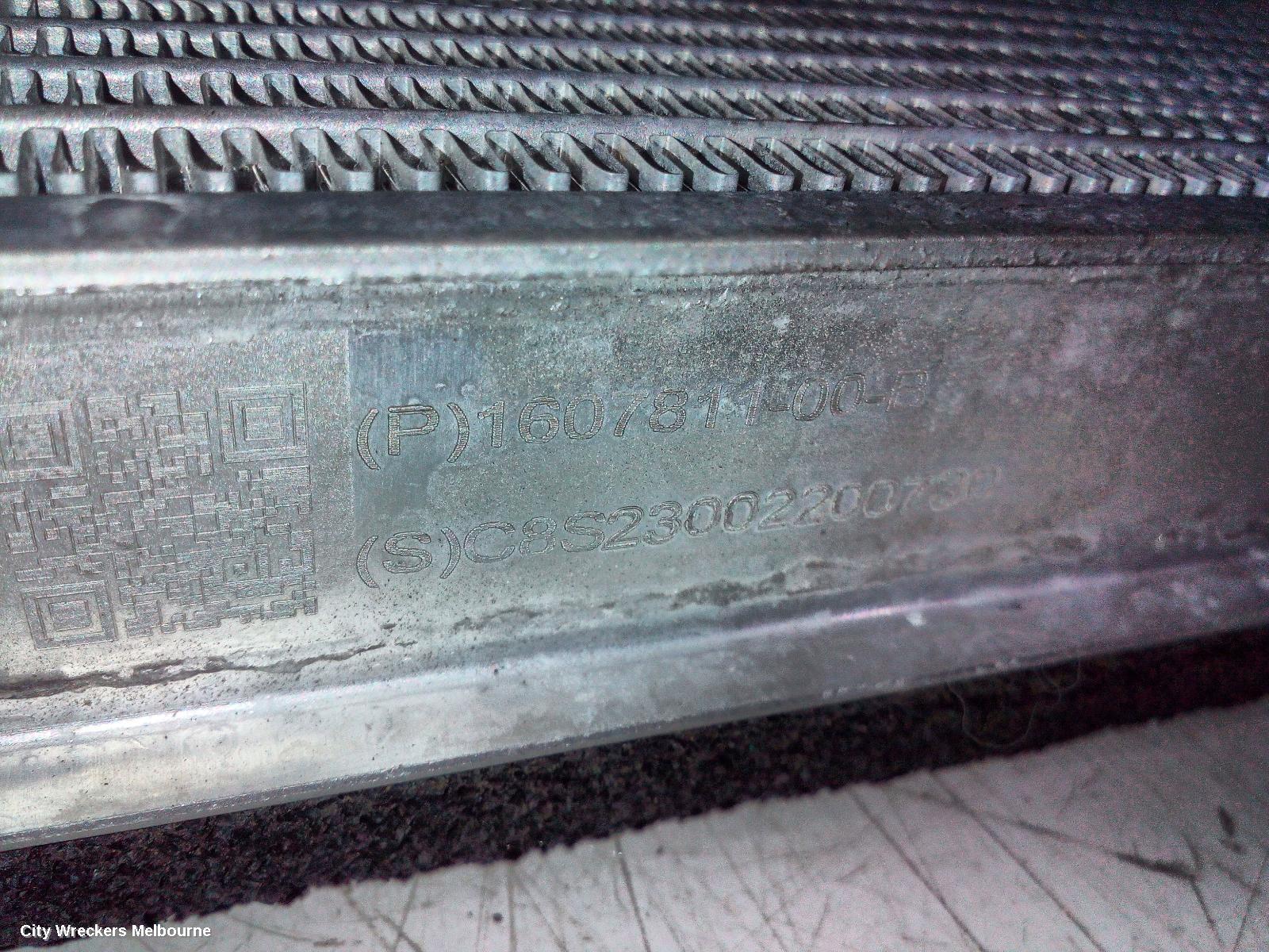 TESLA MODEL Y RADIATOR, 1ST GEN, 03/2022 ONWARDS