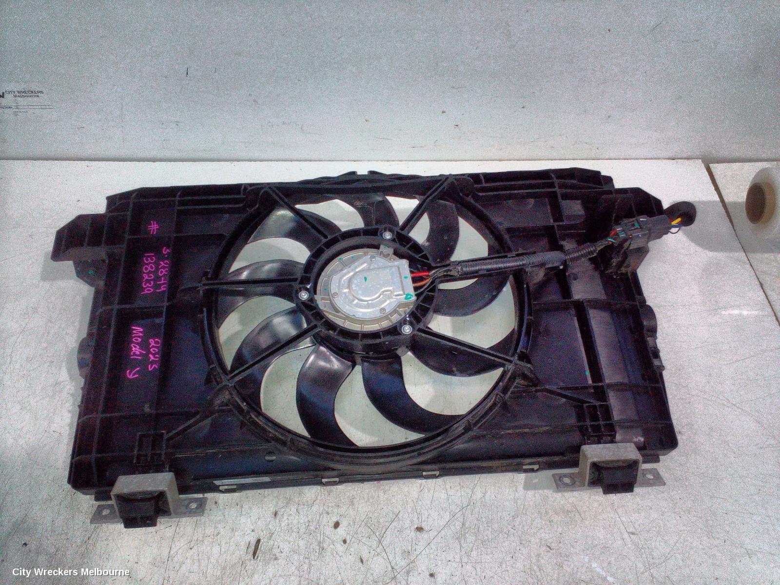TESLA MODEL Y FAN, 1ST GEN, RADIATOR FAN, 03/2022 ONWARDS