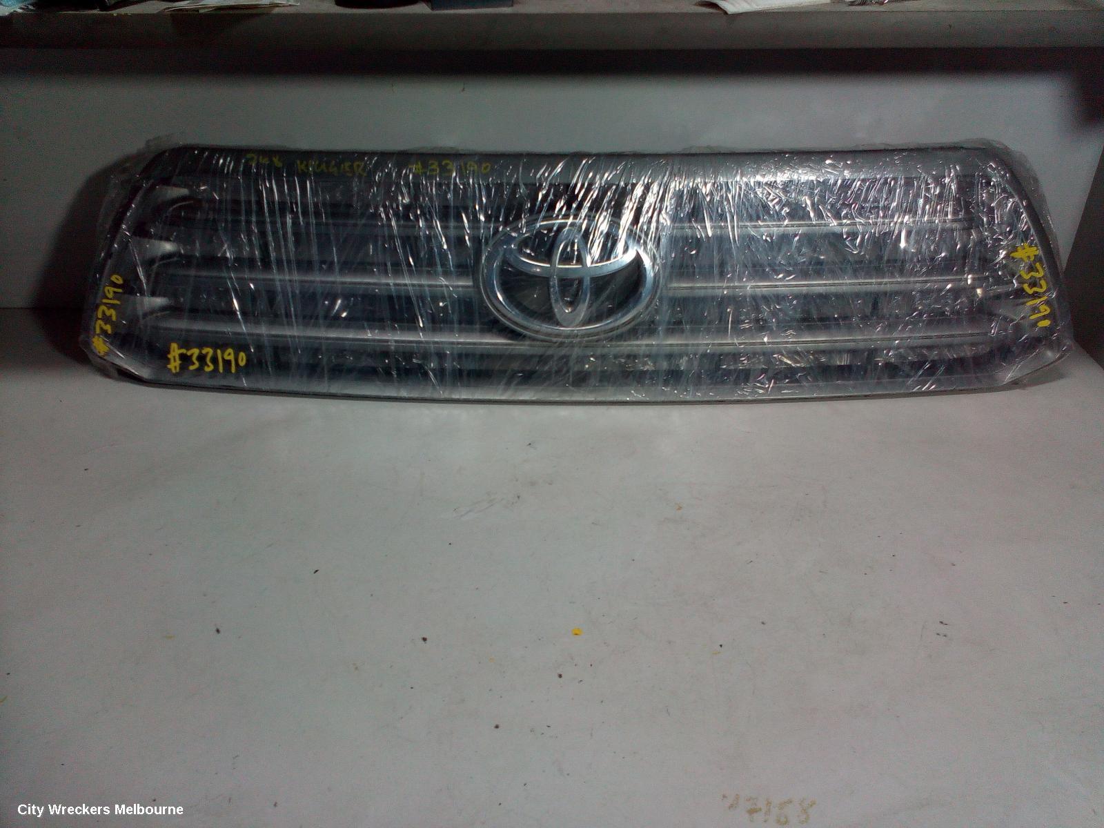 TOYOTA KLUGER GRILLE, RADIATOR GRILLE, GSU40-GSU45, KX-S, SHADOW CHROME, 05/2007 - 07/2010