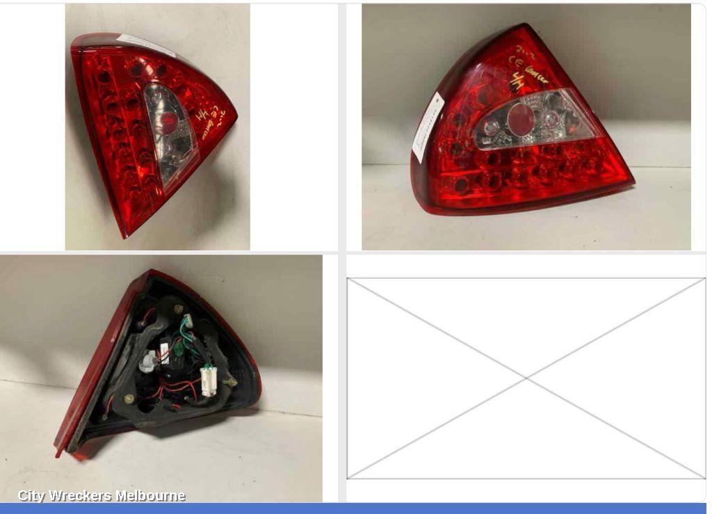 MITSUBISHI LANCER LEFT TAILLIGHT, CE/CK, SEDAN, 06/1999 - 06/2003