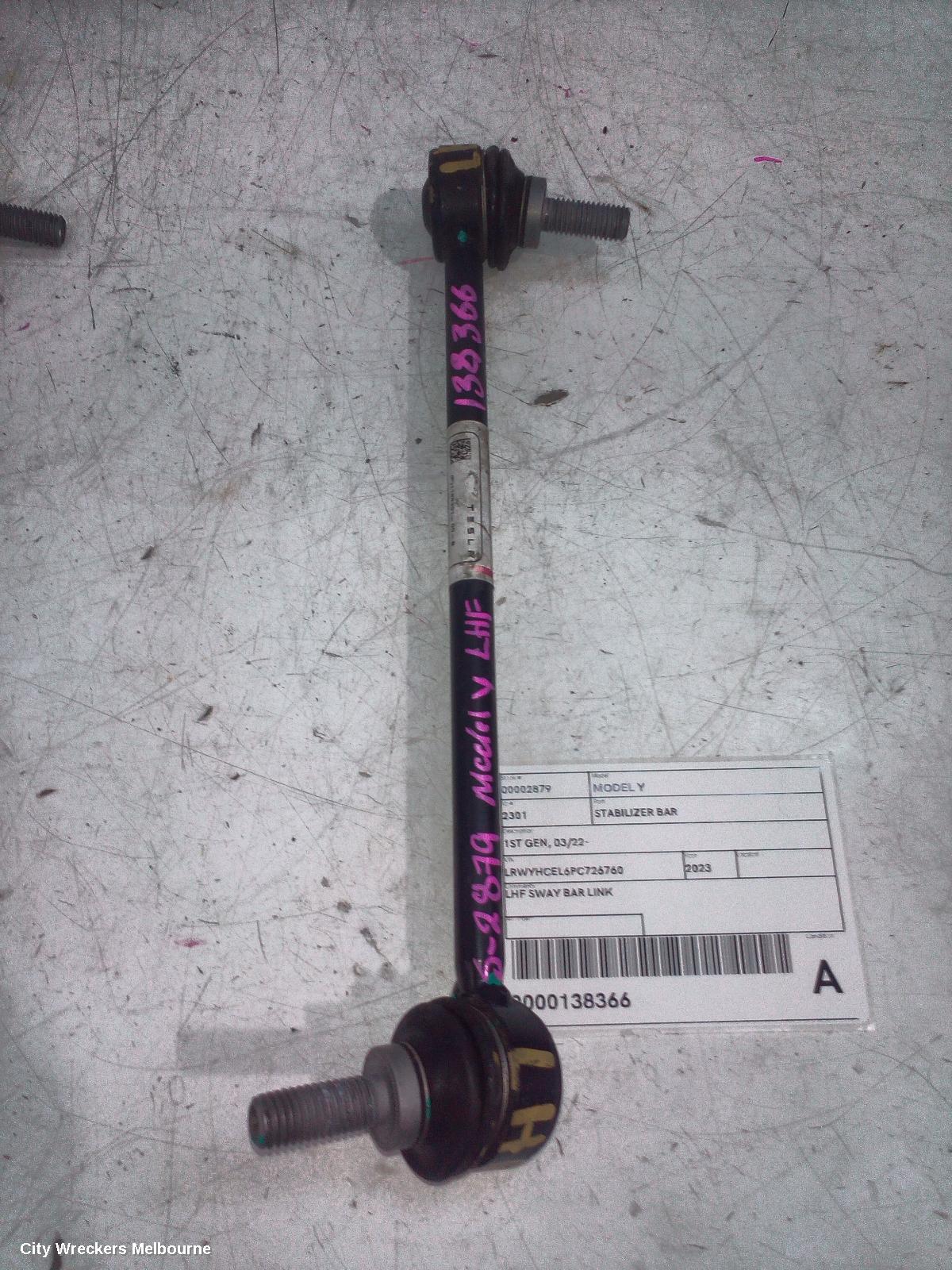 TESLA MODEL Y STABILISER BAR, 1ST GEN, 03/2022 ONWARDS