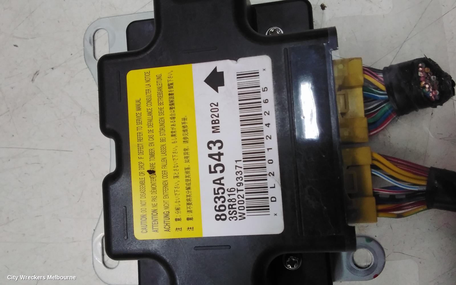 MITSUBISHI PAJERO AIRBAG MODULE/SENSOR, MODULE, GLX, PAJERO SPORT, QF, 11/2019 ONWARDS