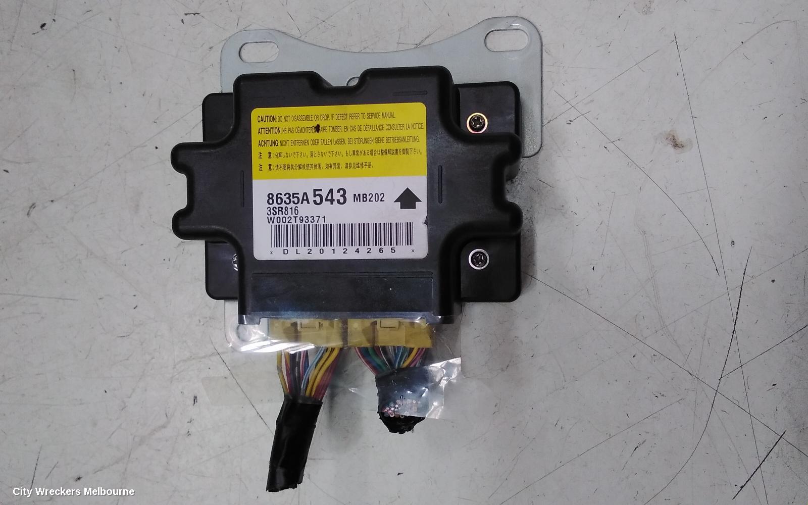 MITSUBISHI PAJERO AIRBAG MODULE/SENSOR, MODULE, GLX, PAJERO SPORT, QF, 11/2019 ONWARDS