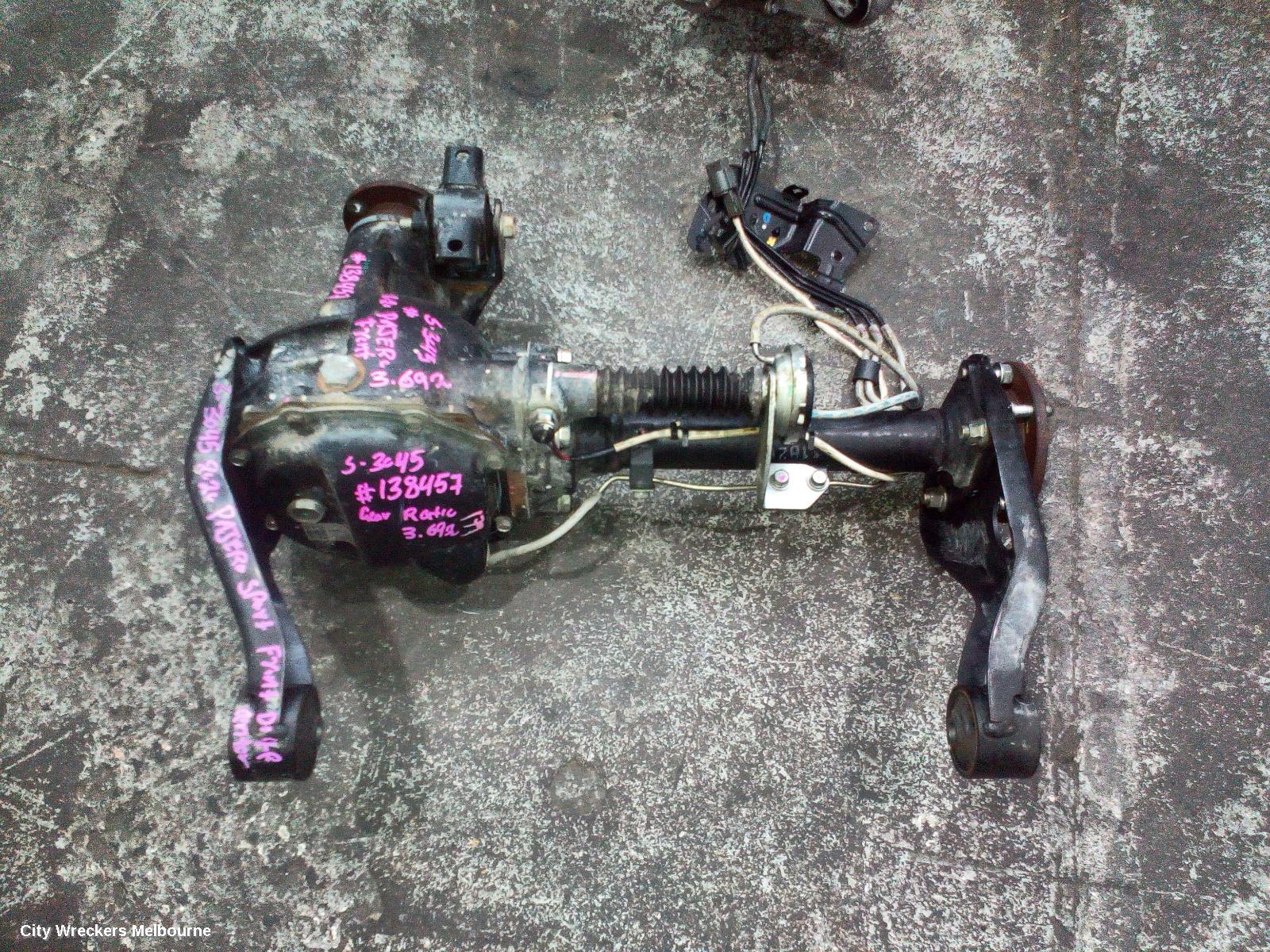 MITSUBISHI PAJERO DIFFERENTIAL CENTRE, FRONT, 2.4, 4N15, QE-QF, PAJERO SPORT, DIESEL, 3.692 RATIO, 10/2015 ONWARDS