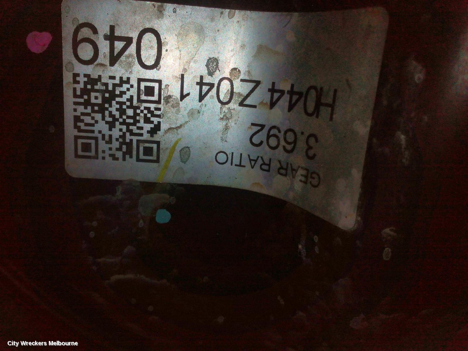 MITSUBISHI PAJERO DIFFERENTIAL CENTRE, FRONT, 2.4, 4N15, QE-QF, PAJERO SPORT, DIESEL, 3.692 RATIO, 10/2015 ONWARDS