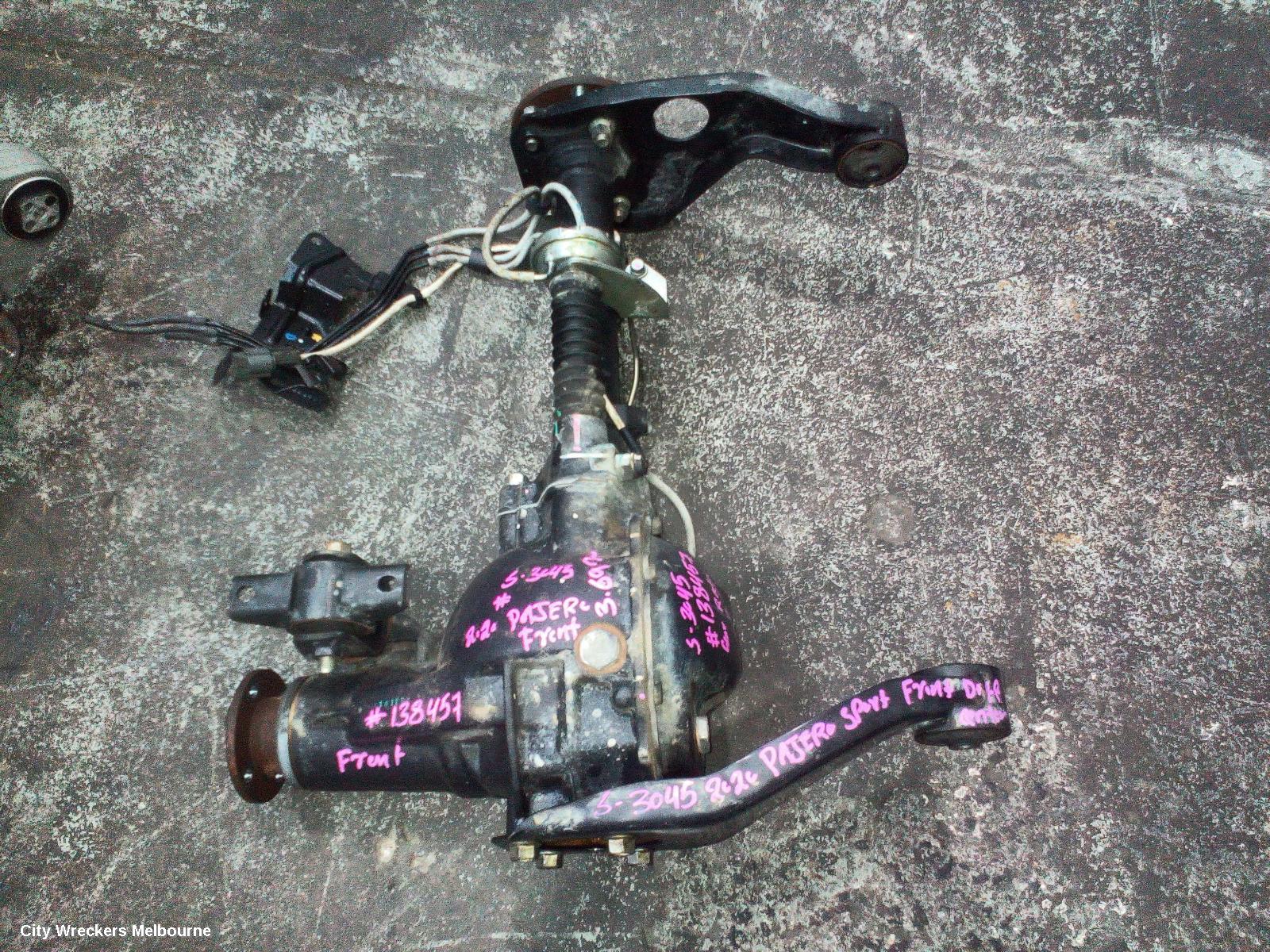 MITSUBISHI PAJERO DIFFERENTIAL CENTRE, FRONT, 2.4, 4N15, QE-QF, PAJERO SPORT, DIESEL, 3.692 RATIO, 10/2015 ONWARDS
