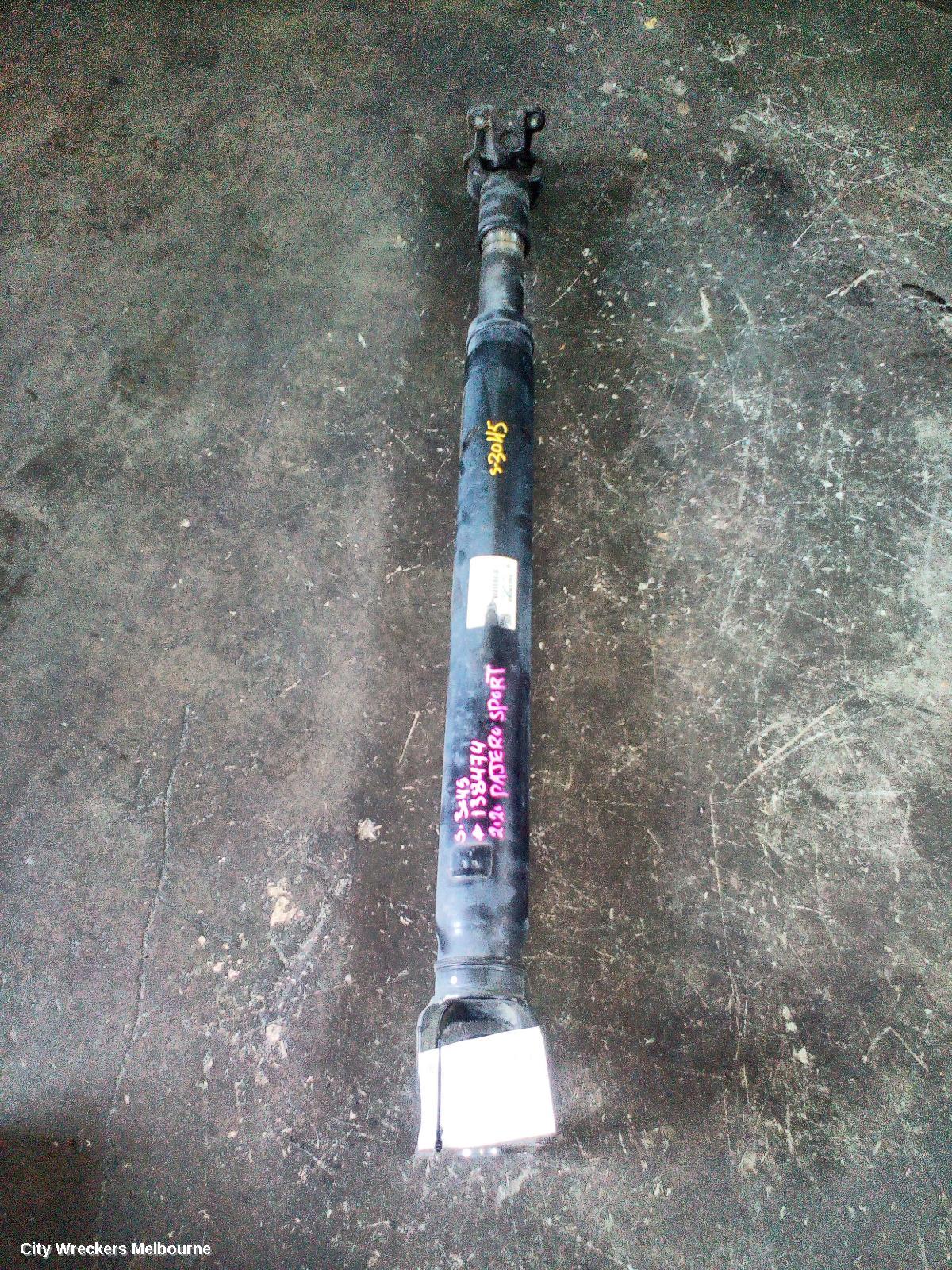 MITSUBISHI PAJERO REAR DRIVE SHAFT, 2.4, DIESEL, AUTO T/M, PAJERO SPORT, QE-QF, 10/2015 ONWARDS
