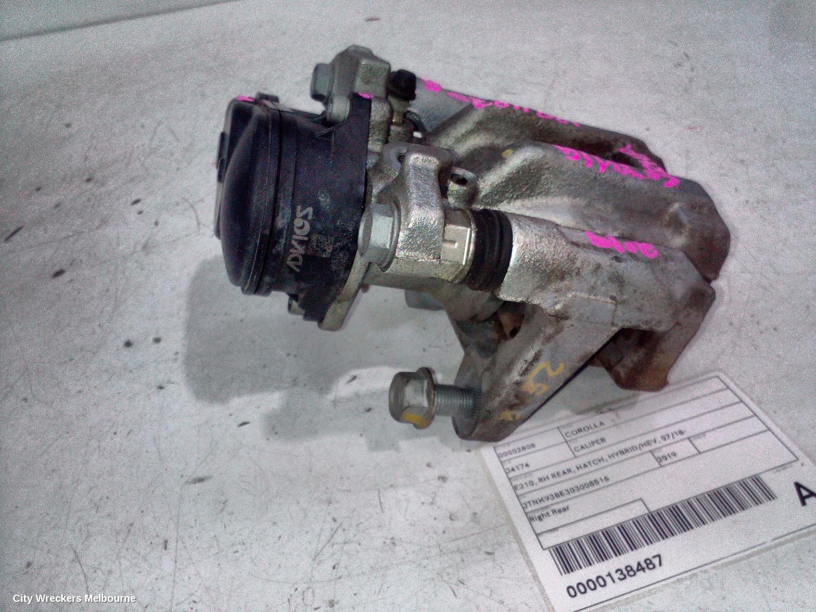 TOYOTA COROLLA CALIPER, E210, RH REAR, HATCH, HYBRID/HEV, 07/2018 ONWARDS