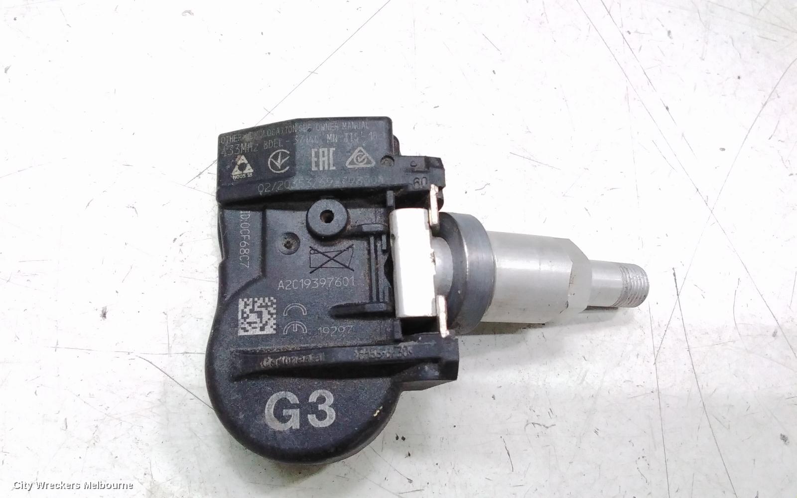 MAZDA CX5, KF, 02/2017 - 03/2026, A2C19397601 TIRE PRESSURE MONITORING SYSTEM (TPMS) SENSOR,: 138545