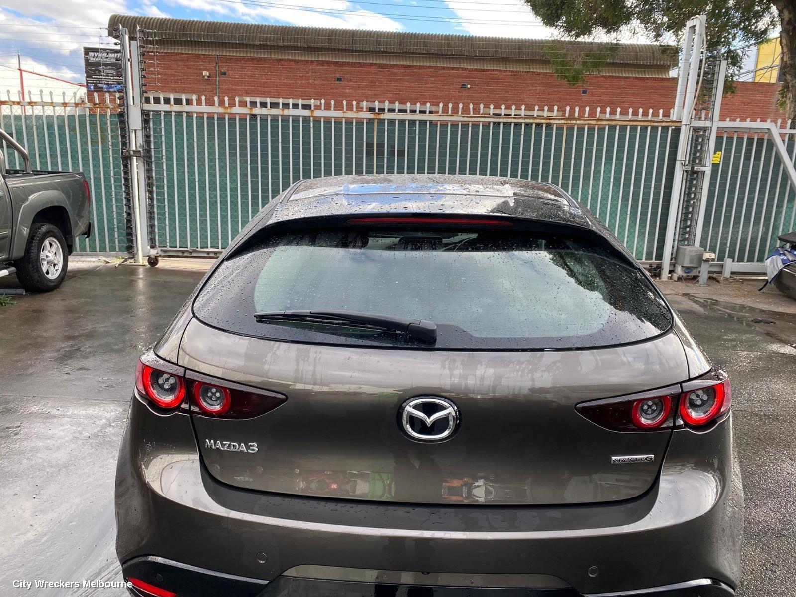 MAZDA 3 RIGHT REAR DOOR, BP, HATCH, 03/2019 ONWARDS