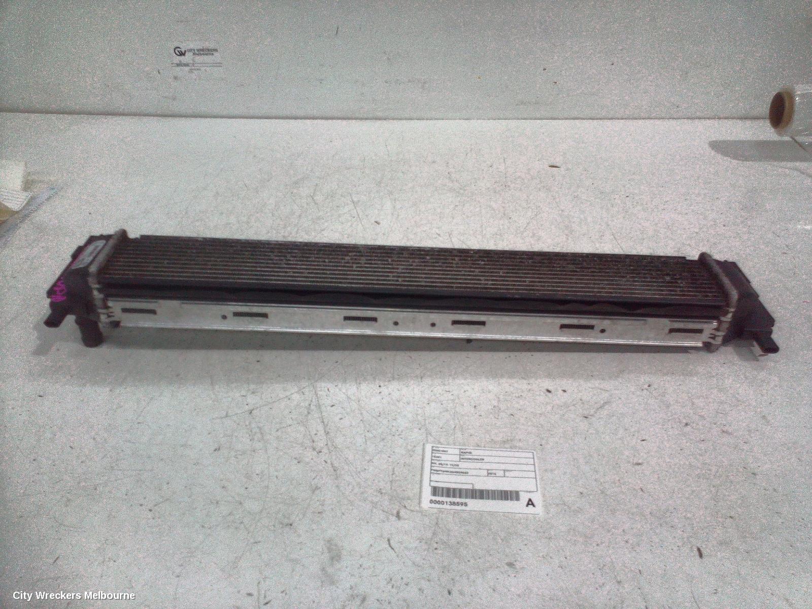 SKODA RAPID INTERCOOLER, NH, 05/2014 - 12/2020