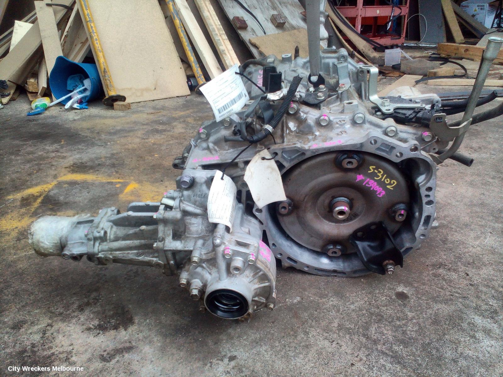 MITSUBISHI OUTLANDER TRANS/GEARBOX, AUTO, AWD, PETROL, 2.4, 4J12, W/ TRANSFER CASE, ZJ, W1CJA1A4X CODE, 10/2012 - 12/2014