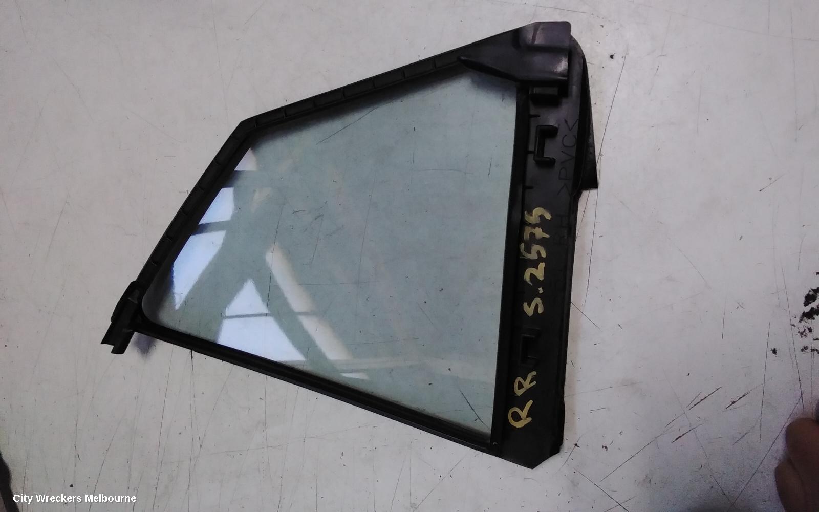 MAZDA 6 RIGHT REAR 1/4 DOOR GLASS, GG/GY, STANDARD TINT TYPE, 5DR HATCH, 09/2002 - 02/2008