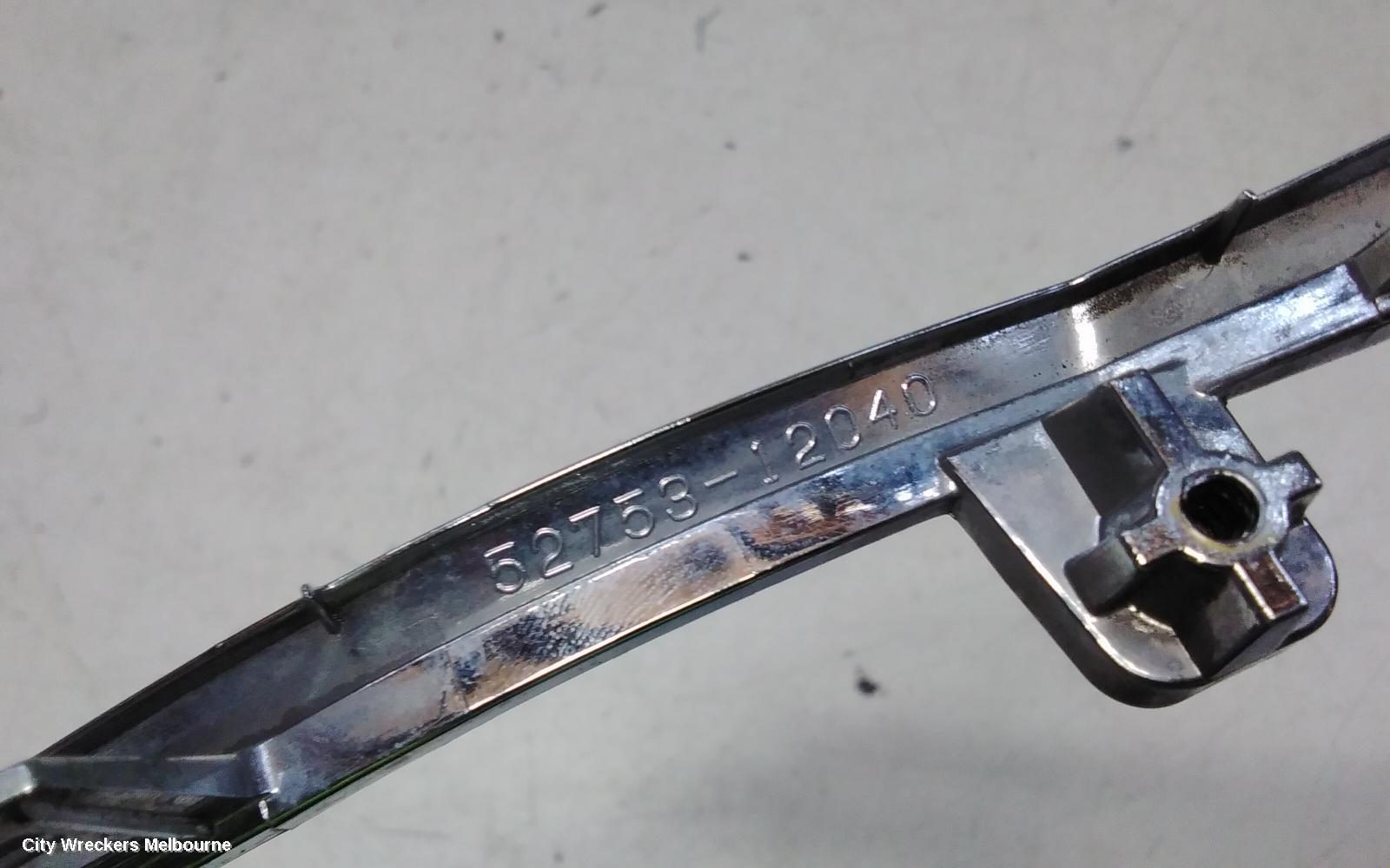 TOYOTA COROLLA REAR BUMPER, REAR BUMPER MOULDING (CENTRE), ZRE182R, HATCH, 08/2012 - 03/2015
