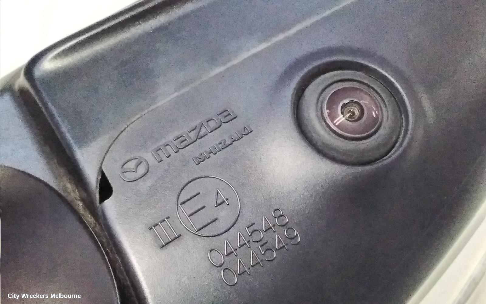 MAZDA CX3 RIGHT DOOR MIRROR, DK, W/ AUTO POWER FOLDING, HEATED, BLIND SPOT, CAMERA TYPE, COLOUR CODED, 03/2015 ONWARDS