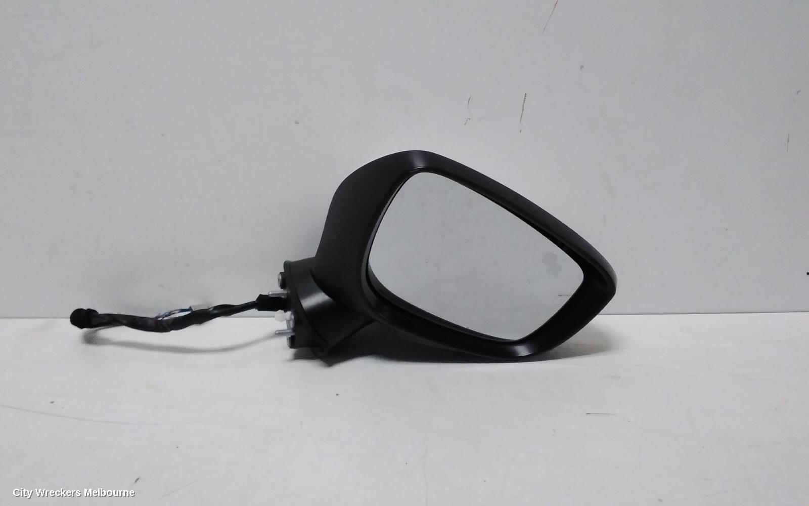 MAZDA CX3 RIGHT DOOR MIRROR, DK, W/ AUTO POWER FOLDING, HEATED, BLIND SPOT, CAMERA TYPE, COLOUR CODED, 03/2015 ONWARDS