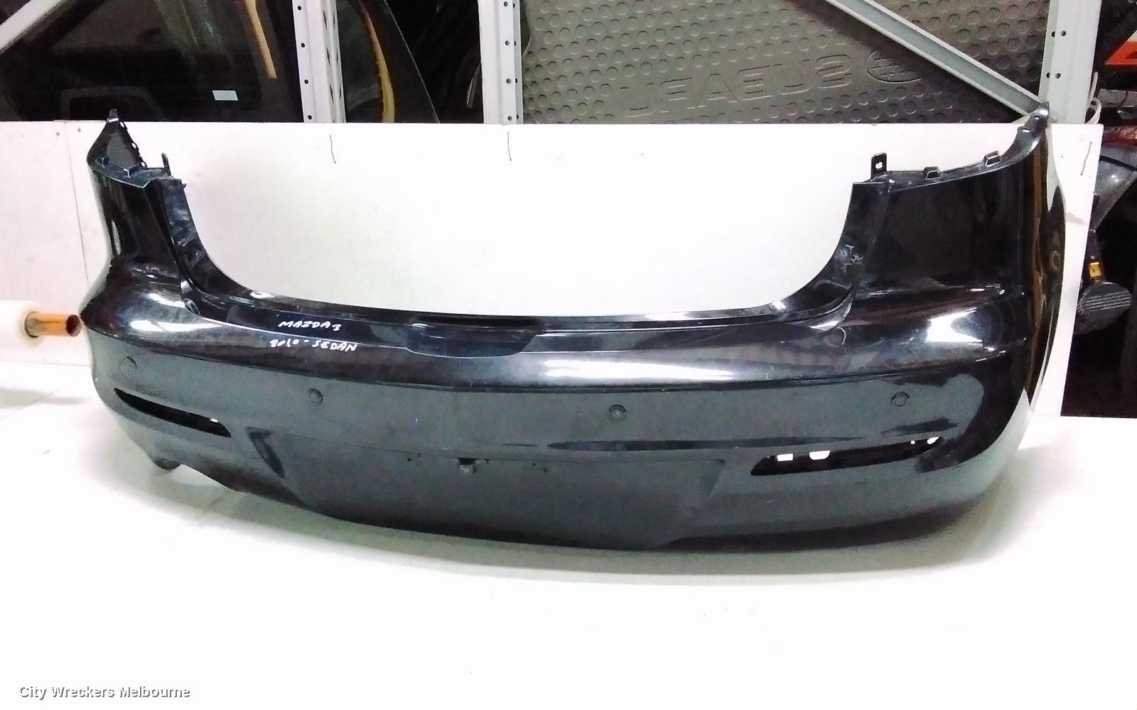 MAZDA 3 REAR BUMPER, BL, SEDAN, NEO/MAXX SPORT/MZR-CD, W/ PARK SENSOR TYPE, 09/2011 - 10/2013
