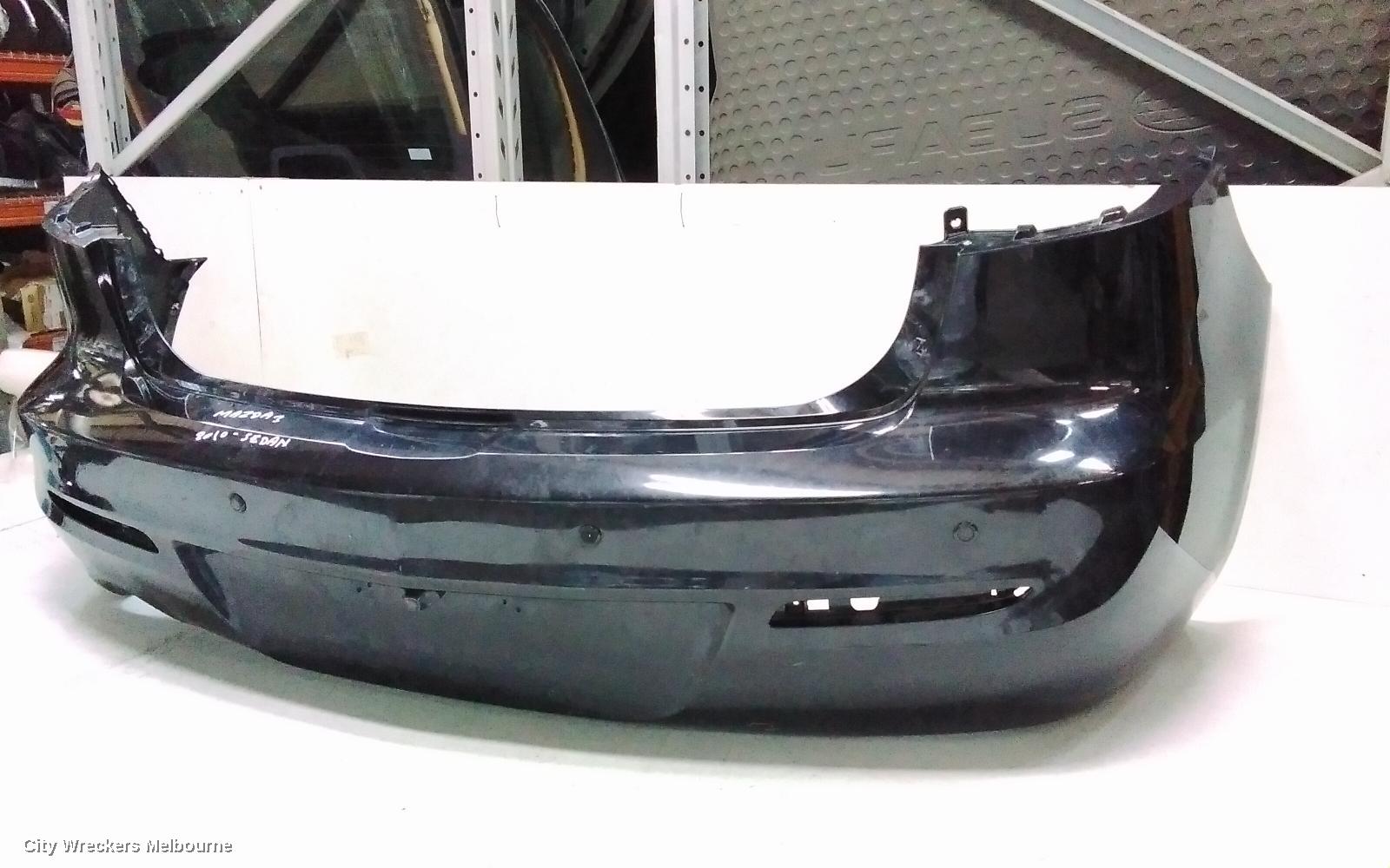 MAZDA 3 REAR BUMPER, BL, SEDAN, NEO/MAXX SPORT/MZR-CD, W/ PARK SENSOR TYPE, 09/2011 - 10/2013
