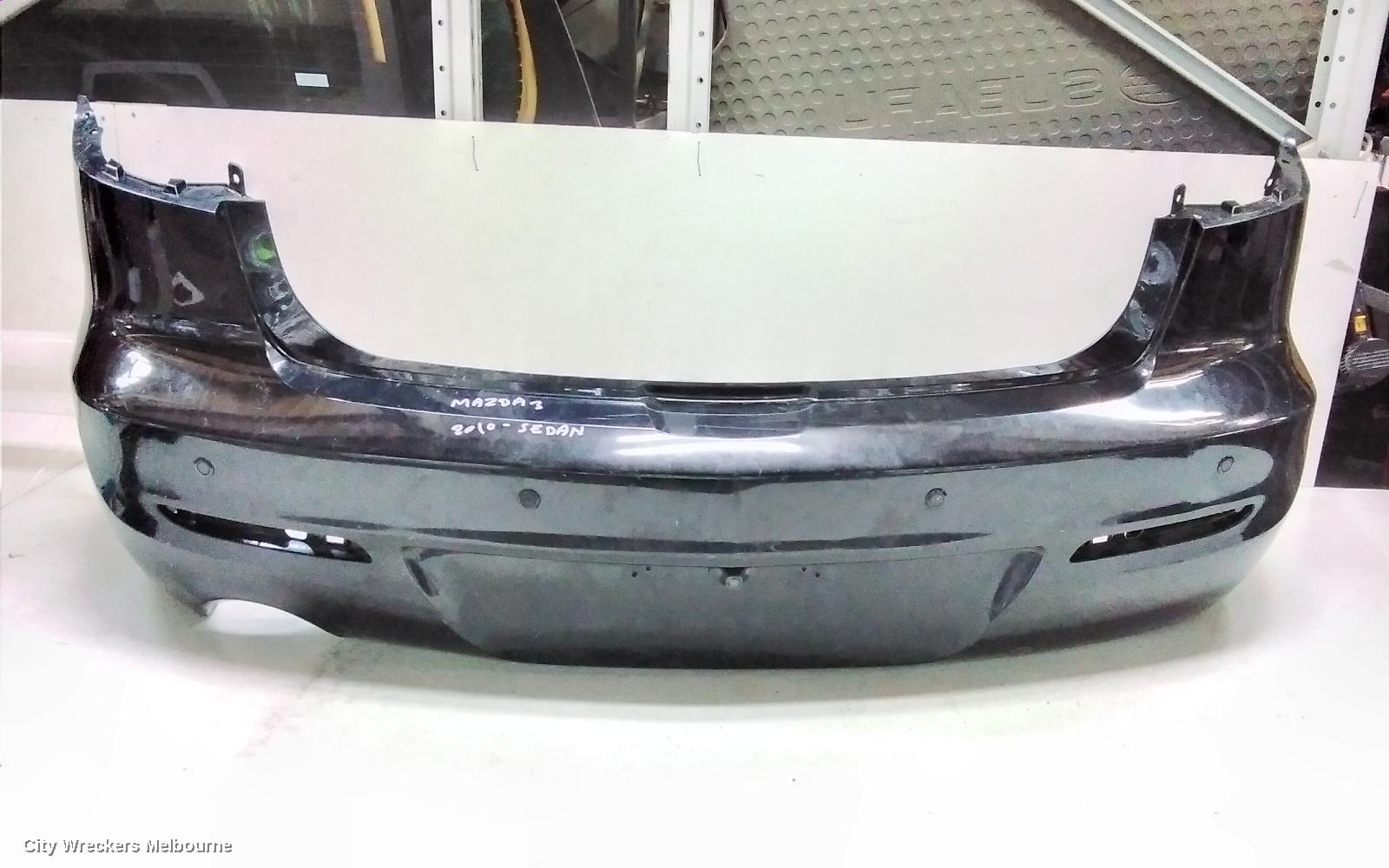 MAZDA 3 REAR BUMPER, BL, SEDAN, NEO/MAXX SPORT/MZR-CD, W/ PARK SENSOR TYPE, 09/2011 - 10/2013