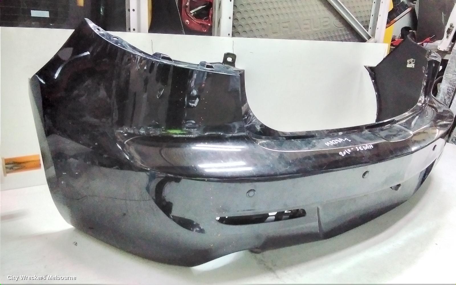 MAZDA 3 REAR BUMPER, BL, SEDAN, NEO/MAXX SPORT/MZR-CD, W/ PARK SENSOR TYPE, 09/2011 - 10/2013