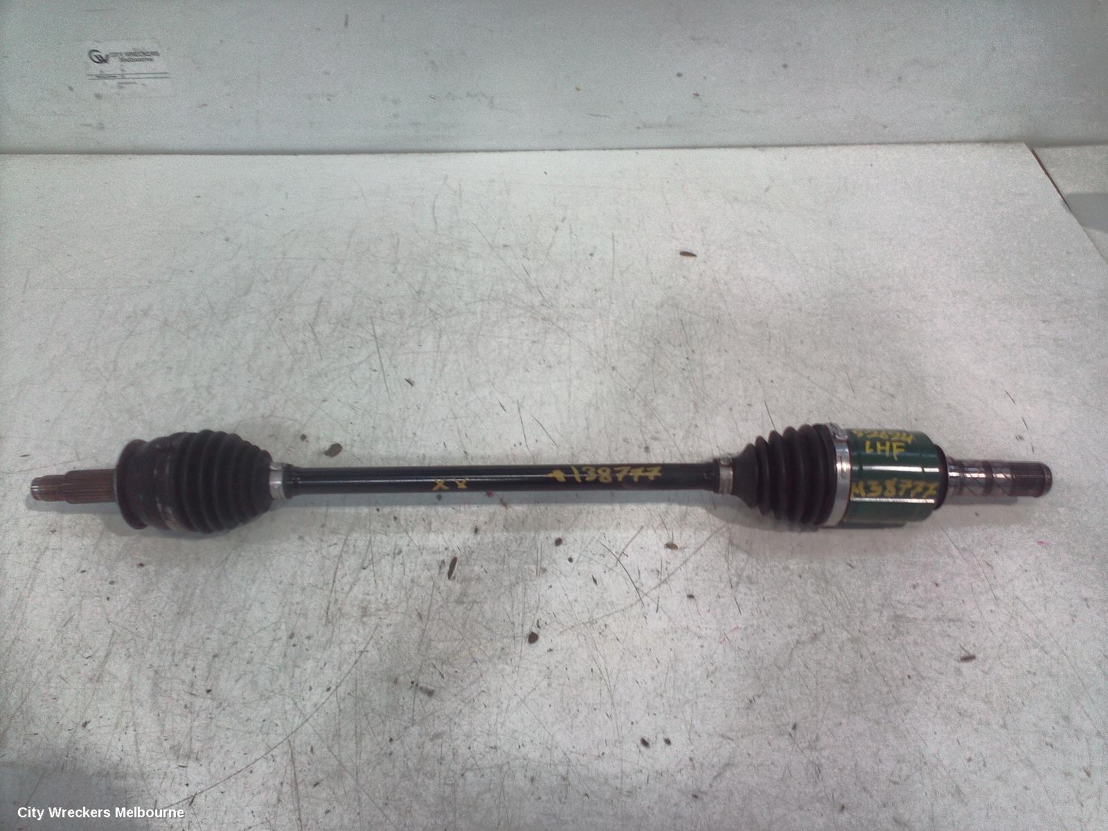 SUBARU XV LEFT DRIVESHAFT, FRONT, G4X, 08/2011 - 10/2013