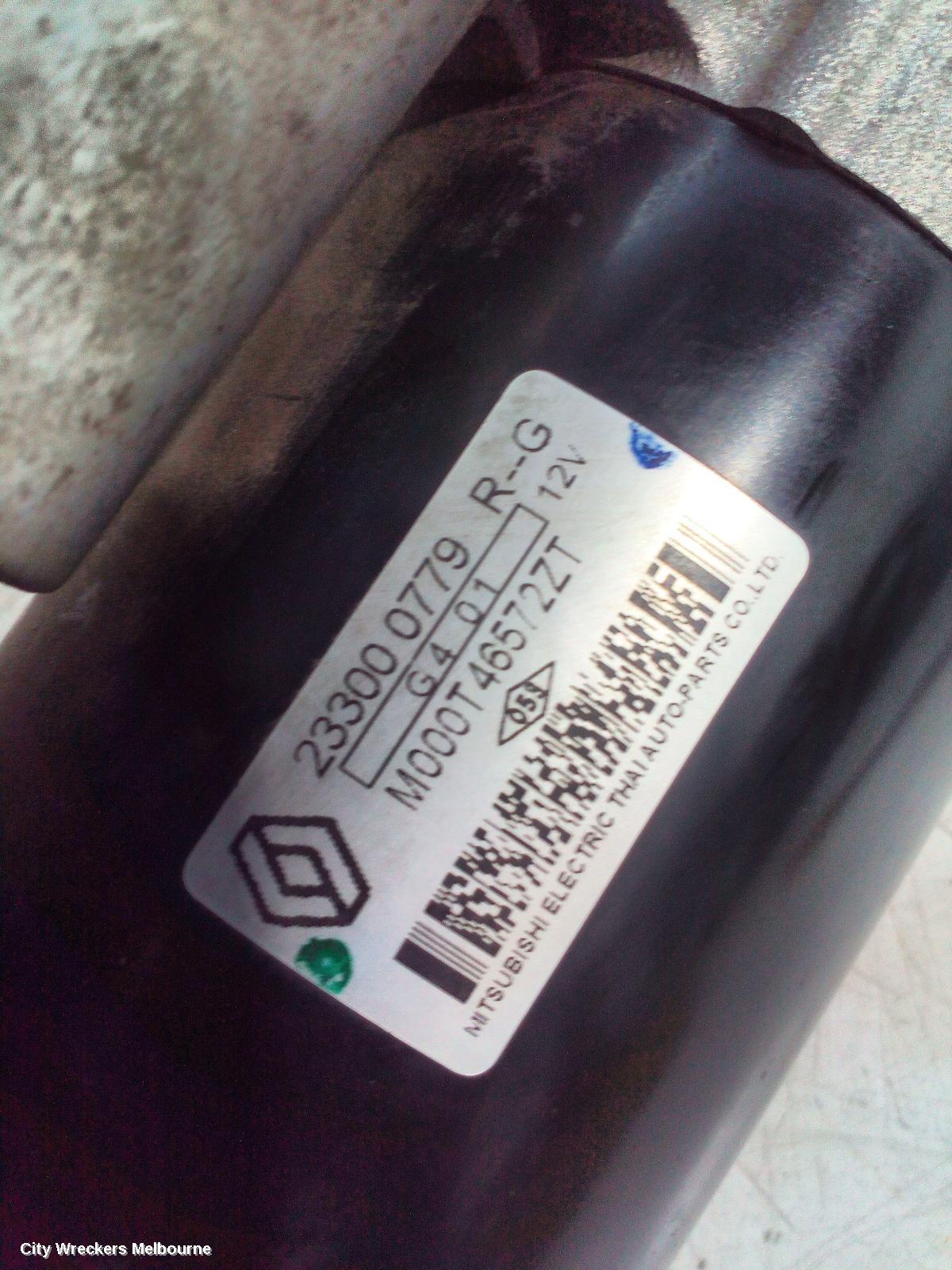 RENAULT MEGANE STARTER, PETROL, 1.2, H5FE, MITSUBISHI BRAND, X32/K95, 10/2013 - 05/2016