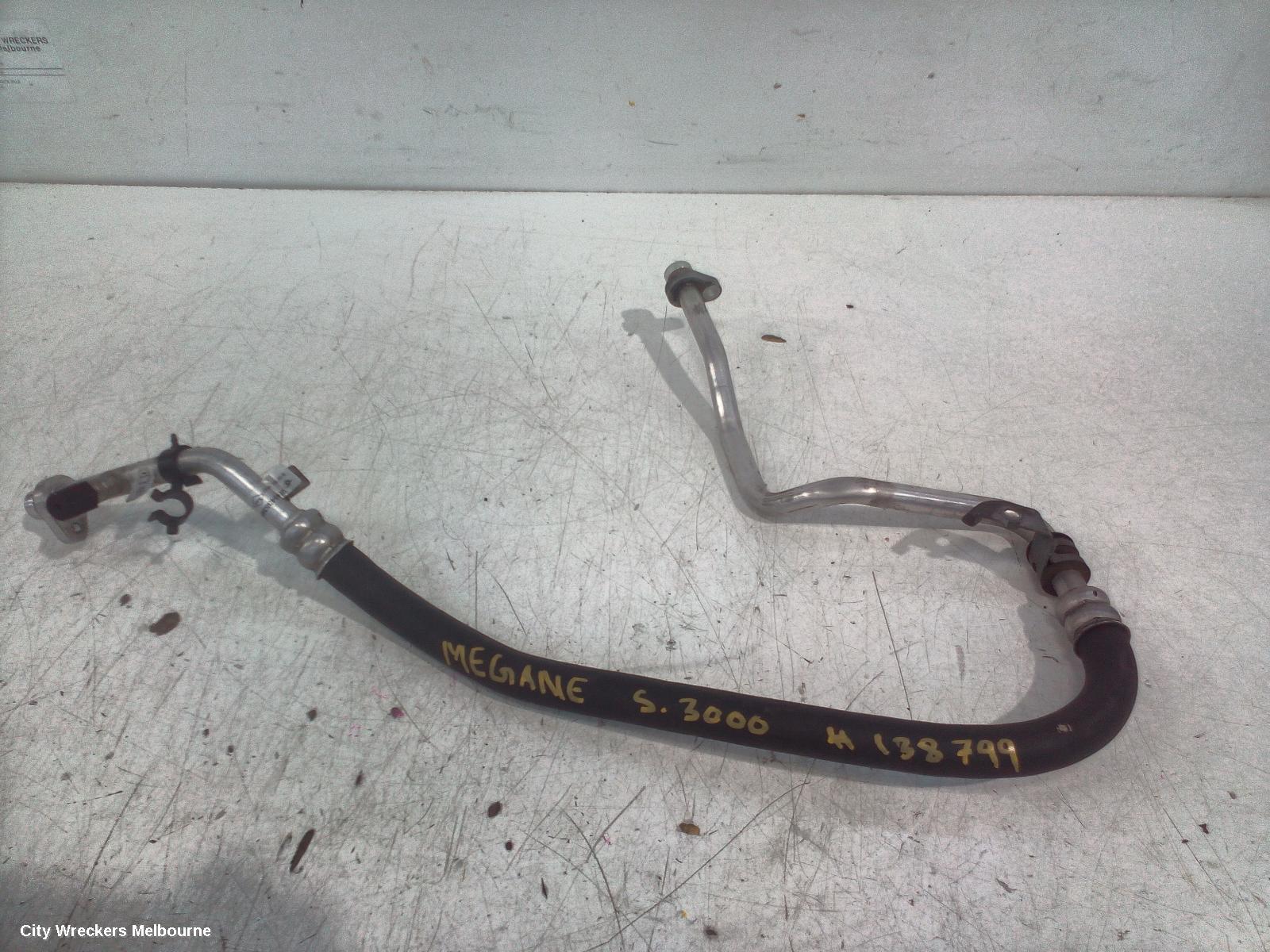RENAULT MEGANE A/C HOSES, X32/X95, 09/2010 - 05/2016