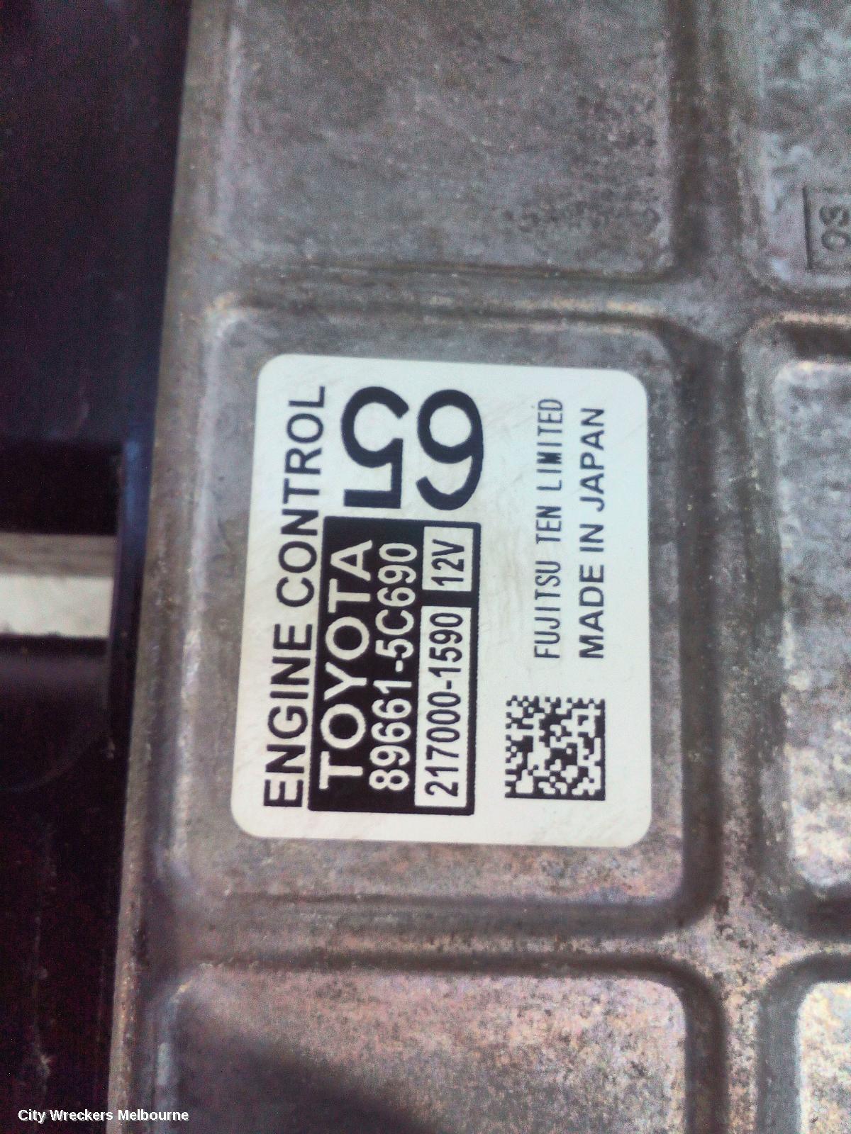 TOYOTA YARIS ECU, BCM, NCP13#, 08/2011 - 01/2020