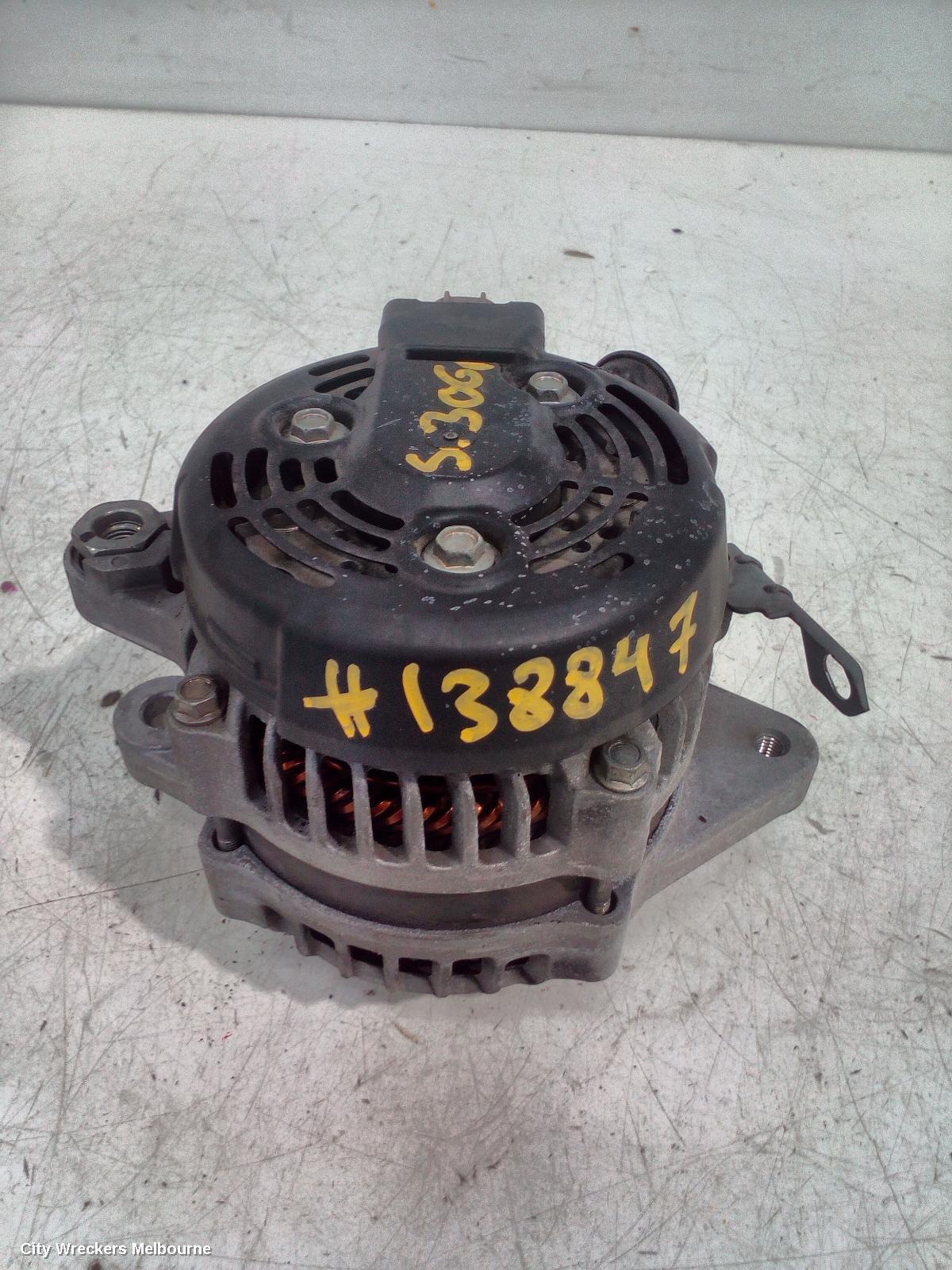 TOYOTA YARIS ALTERNATOR, 1.3, 2NZ, NCP13#, 09/2014 - 01/2020